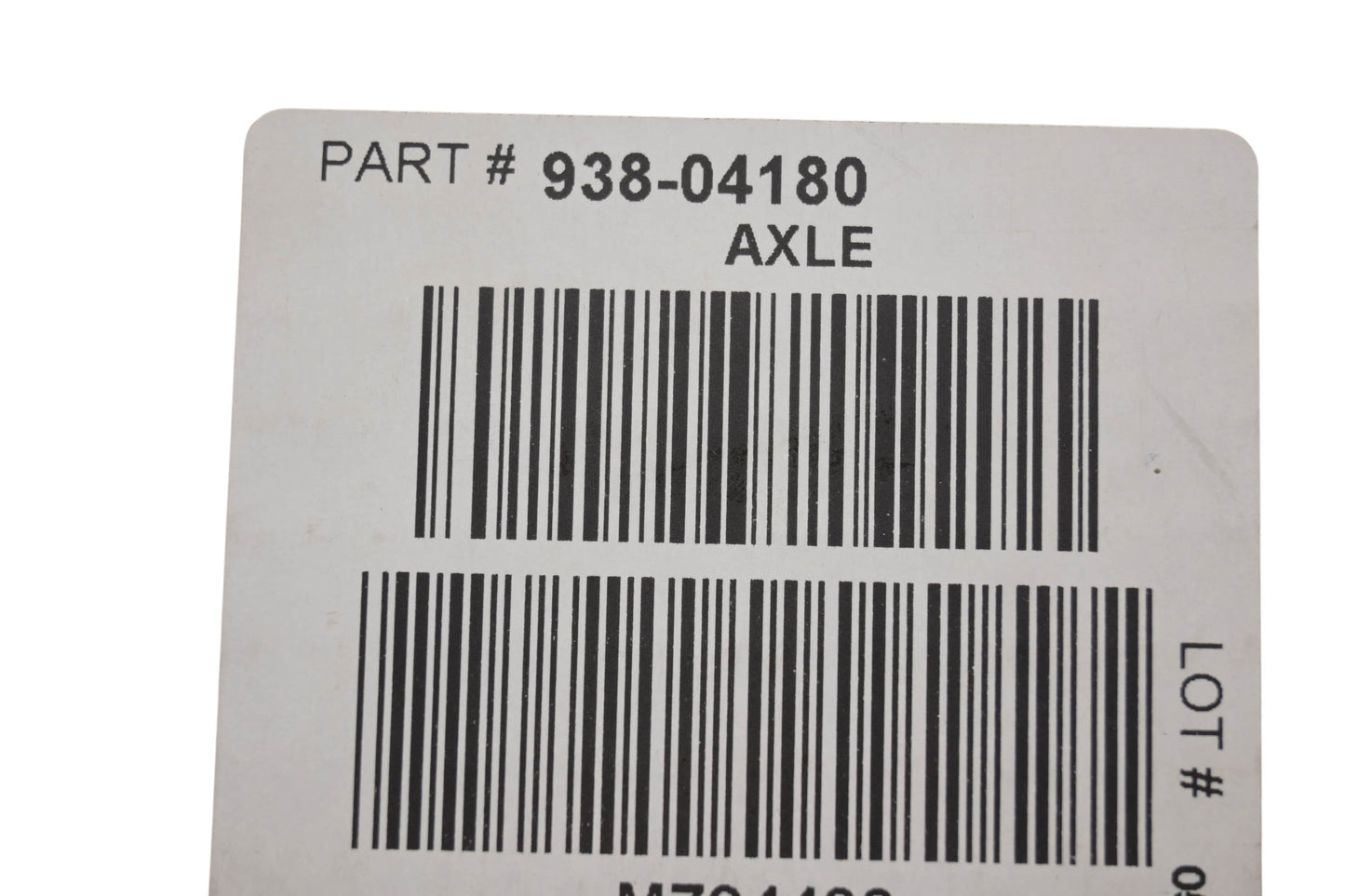 MTD 938-04180 Axle NOS