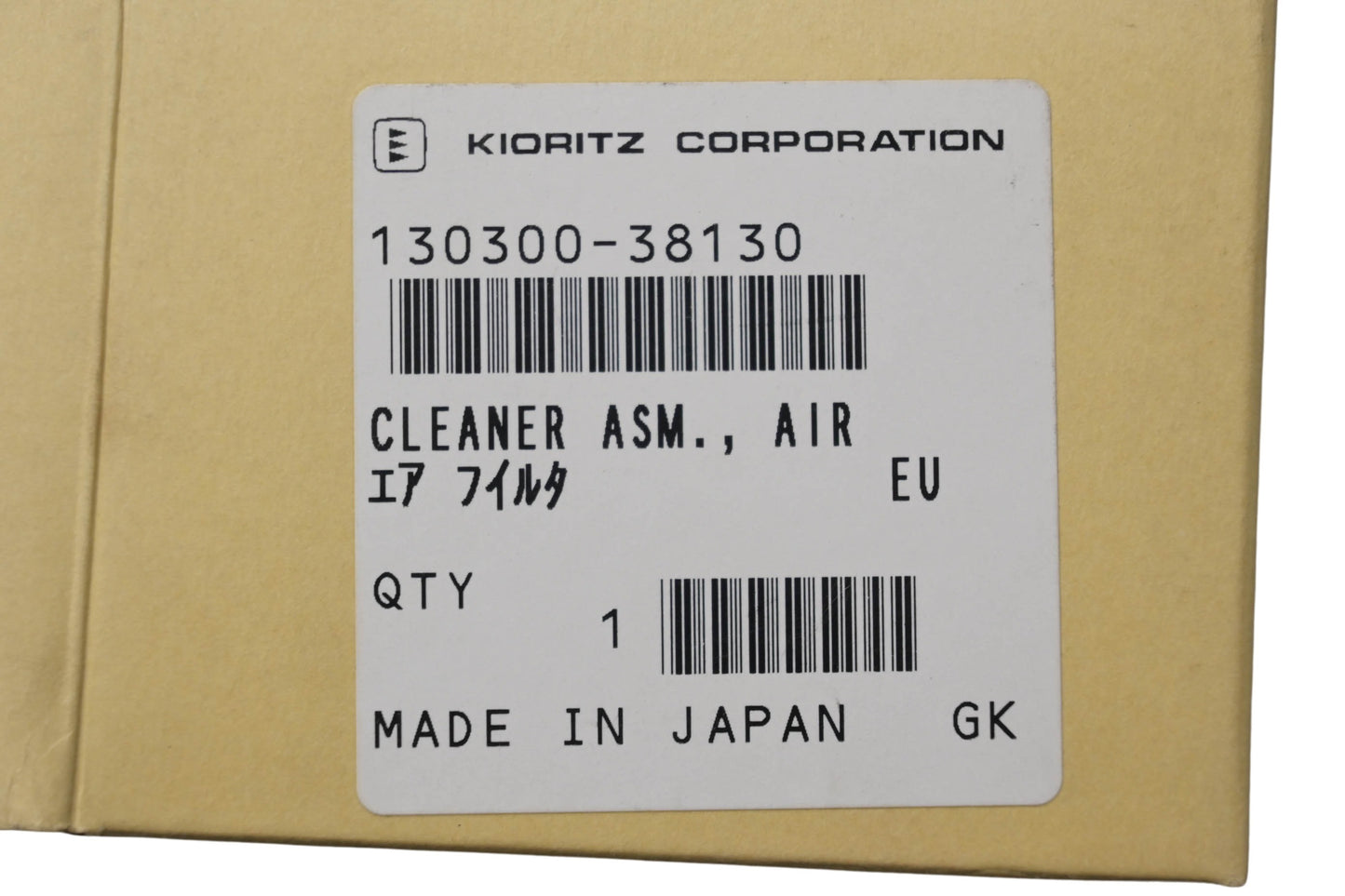 Kioritz Corporation 130300-38130 Air Cleaner Assembly NOS