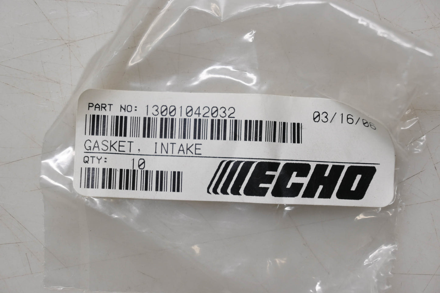 New OEM Echo 13001042032 Intake Gasket NOS