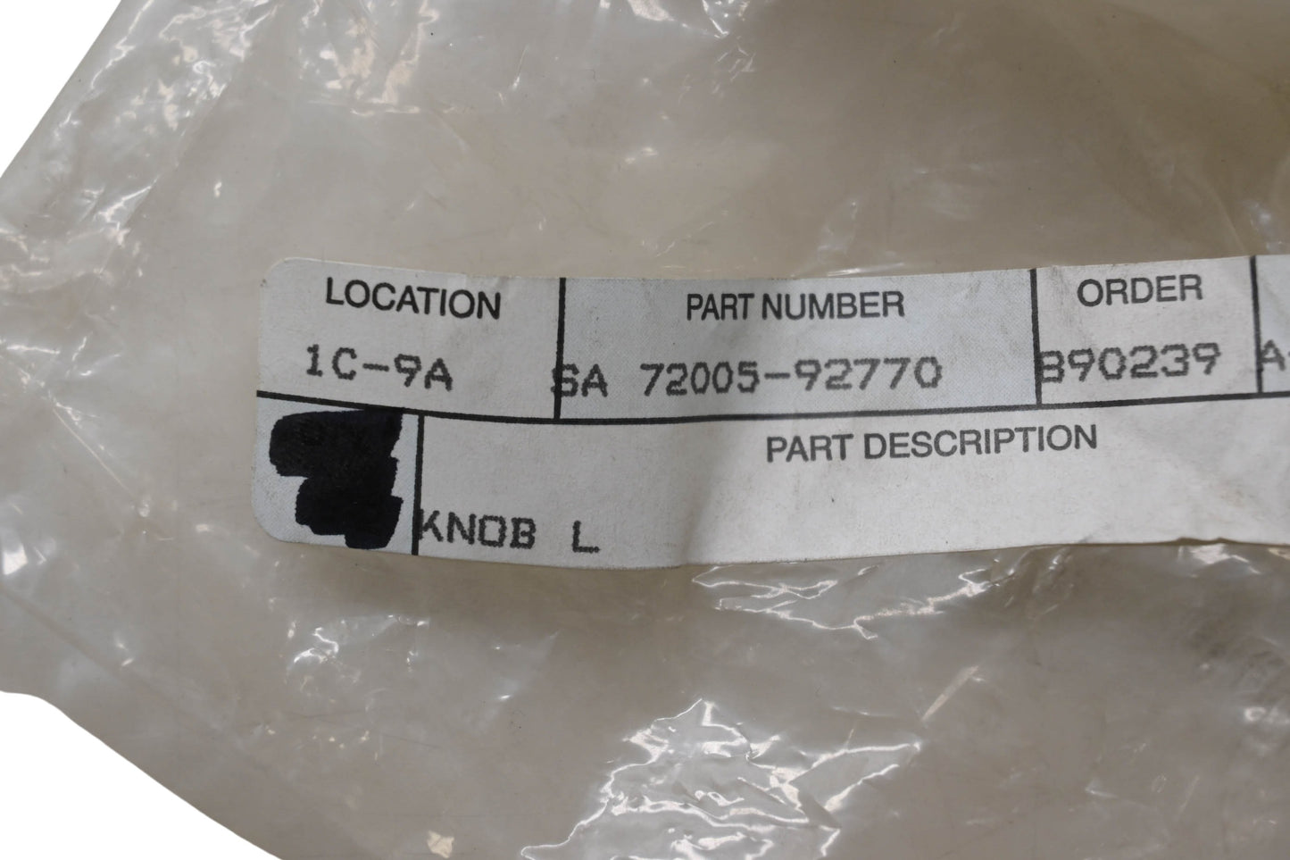 Shindaiwa 72005-92770 Knob NOS