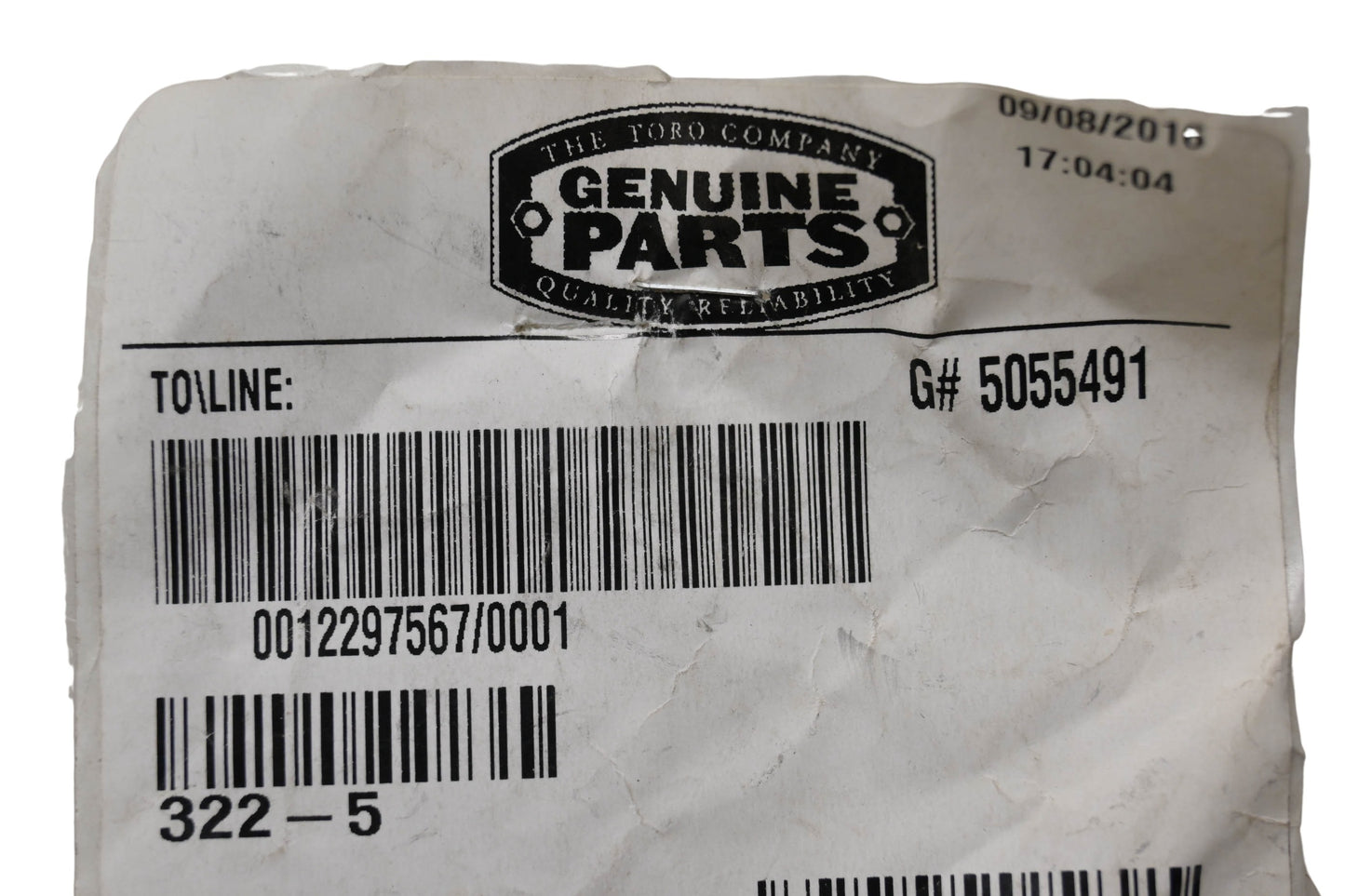 Toro 322-5 Screws Qty 2 NOS
