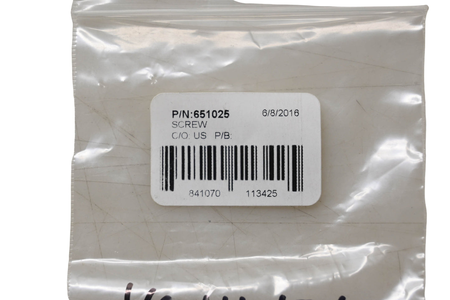 New OEM Tecumseh 651025 Screw NOS