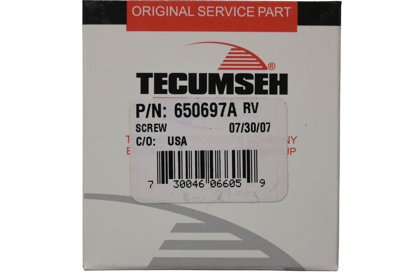 New OEM Tecumseh 650697A Screw NOS