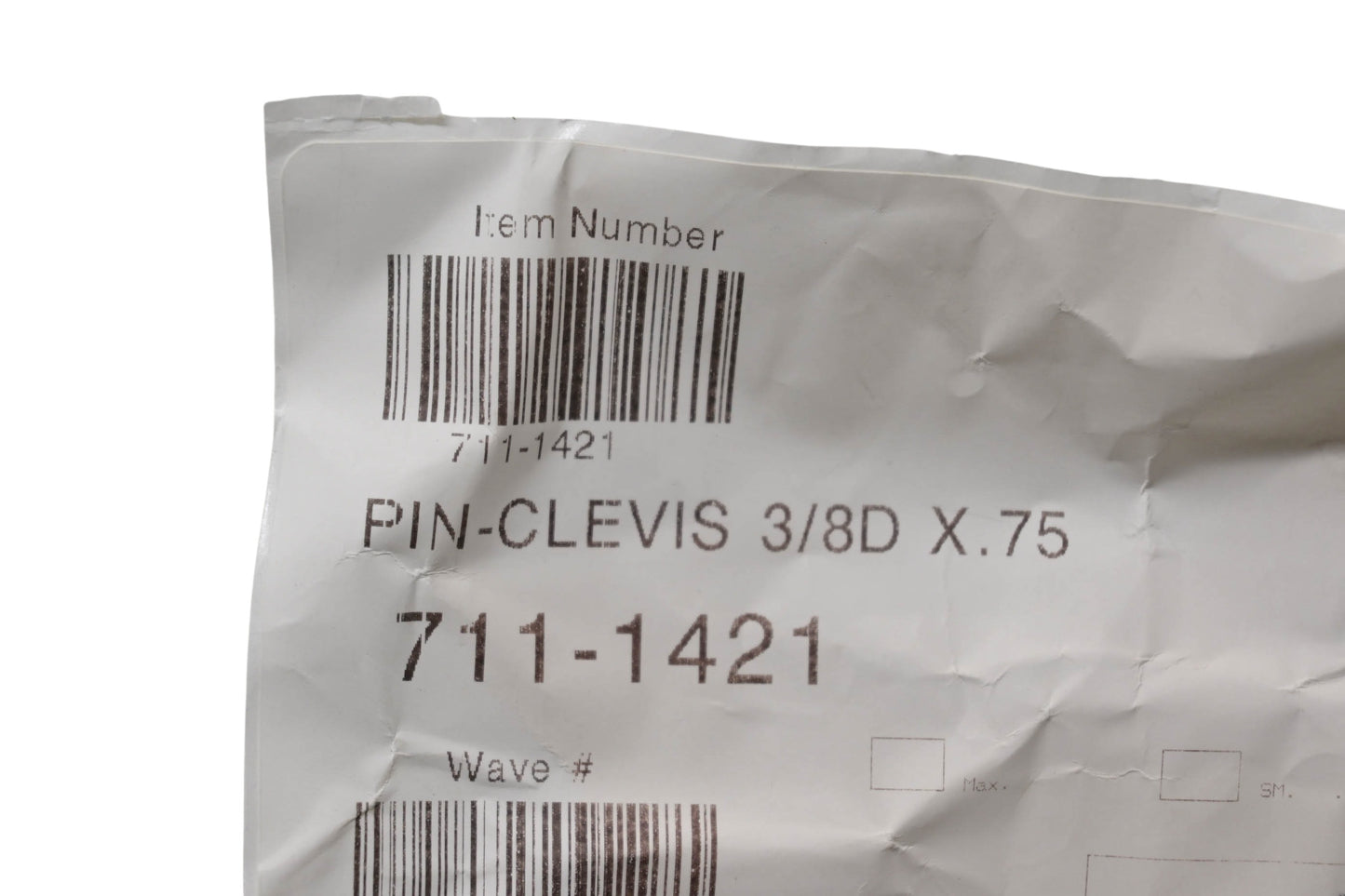 MTD 711-1421 Clevis Pin NOS