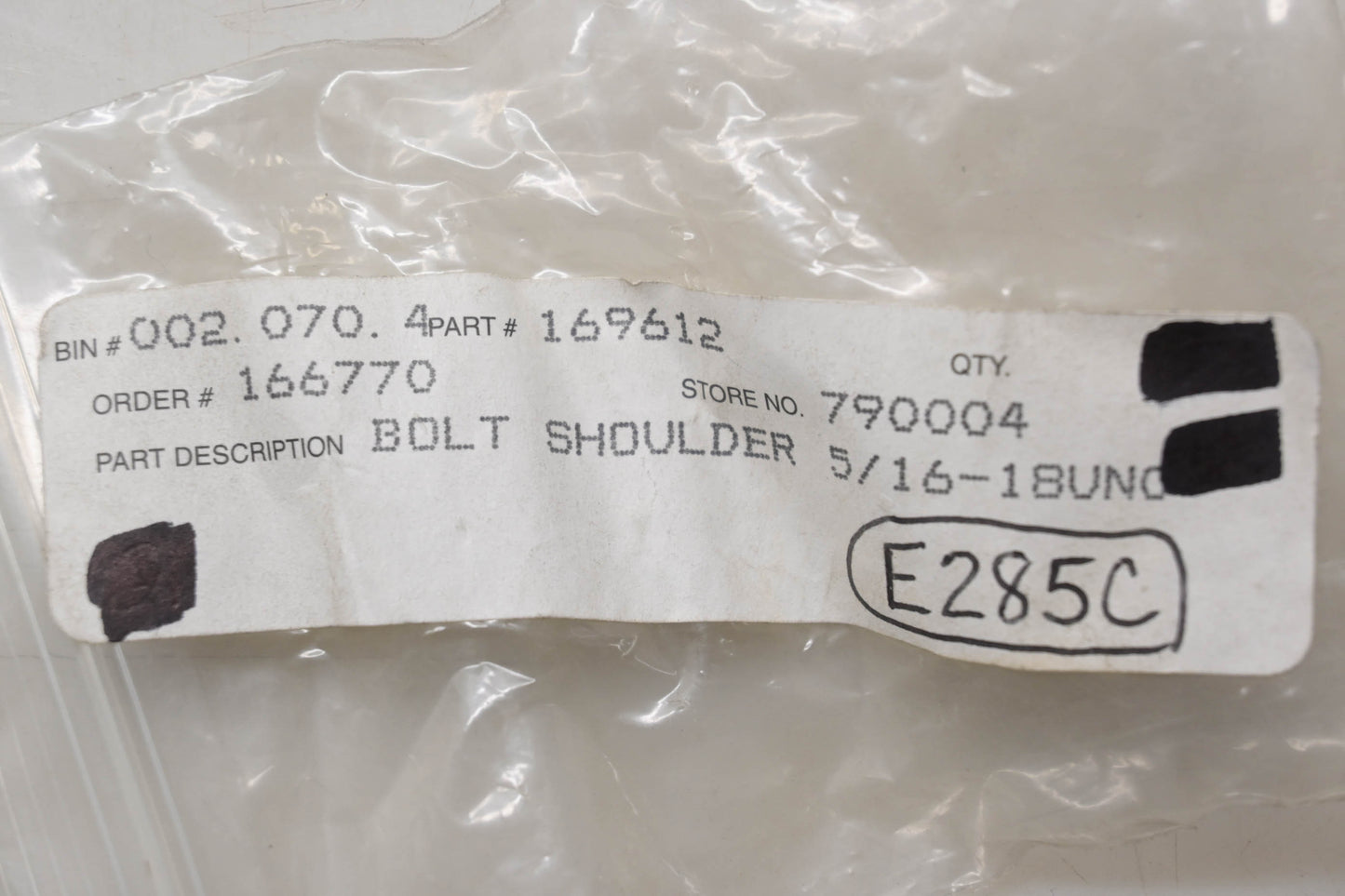AYP 169612 Shoulder Bolt NOS