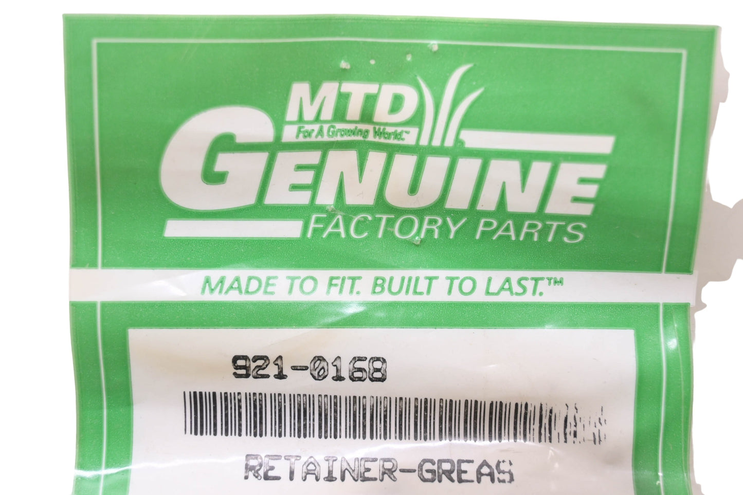 MTD 921-0168 Grease Retainer NOS