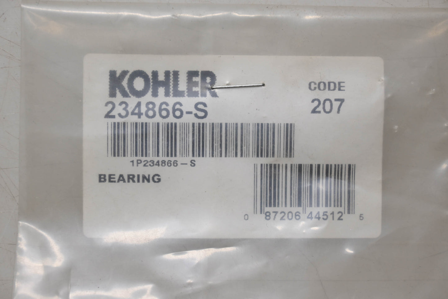 Kohler 234866-S Bearing NOS