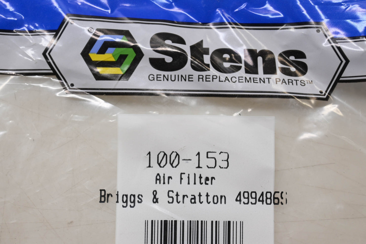Stens 100-153, 499486S Air Filter NOS