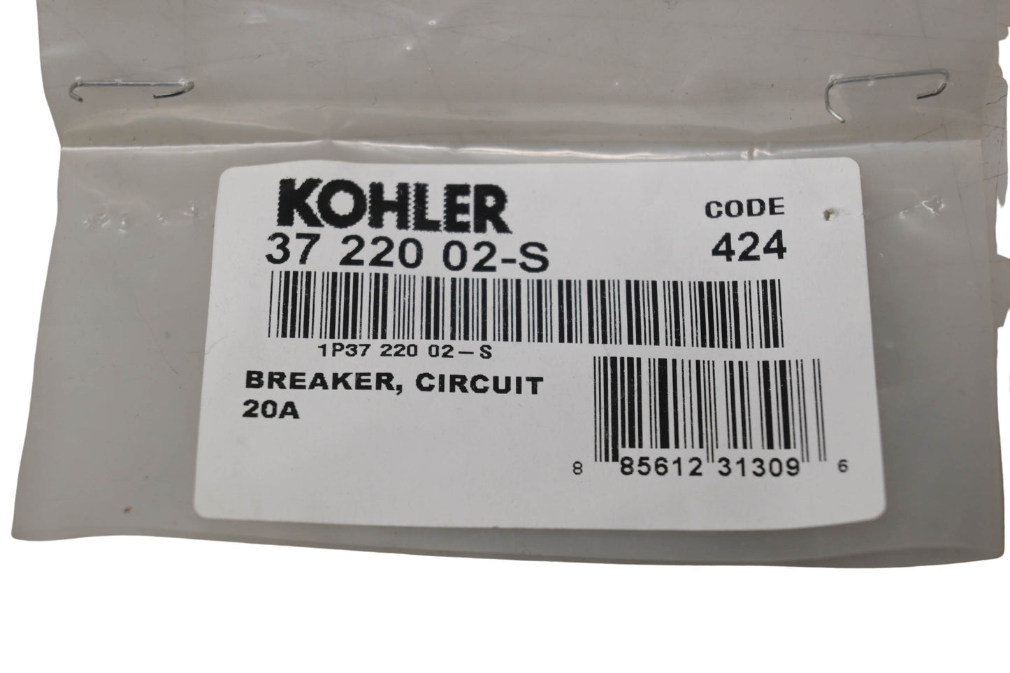 Kohler 37 220 02-S Circuit Breaker NOS
