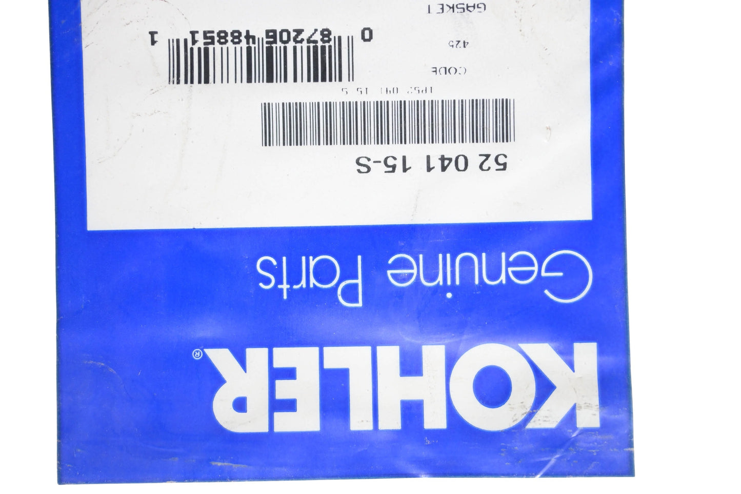 Kohler 52 041 15-S Gasket NOS