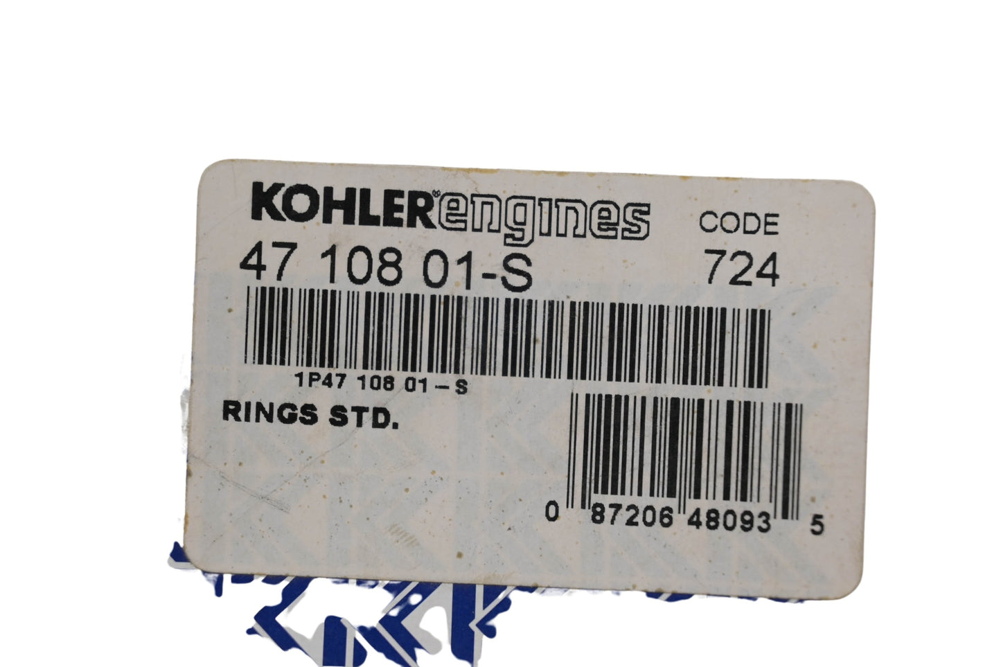 Kohler 47 108 01-S Piston Ring Kit NOS