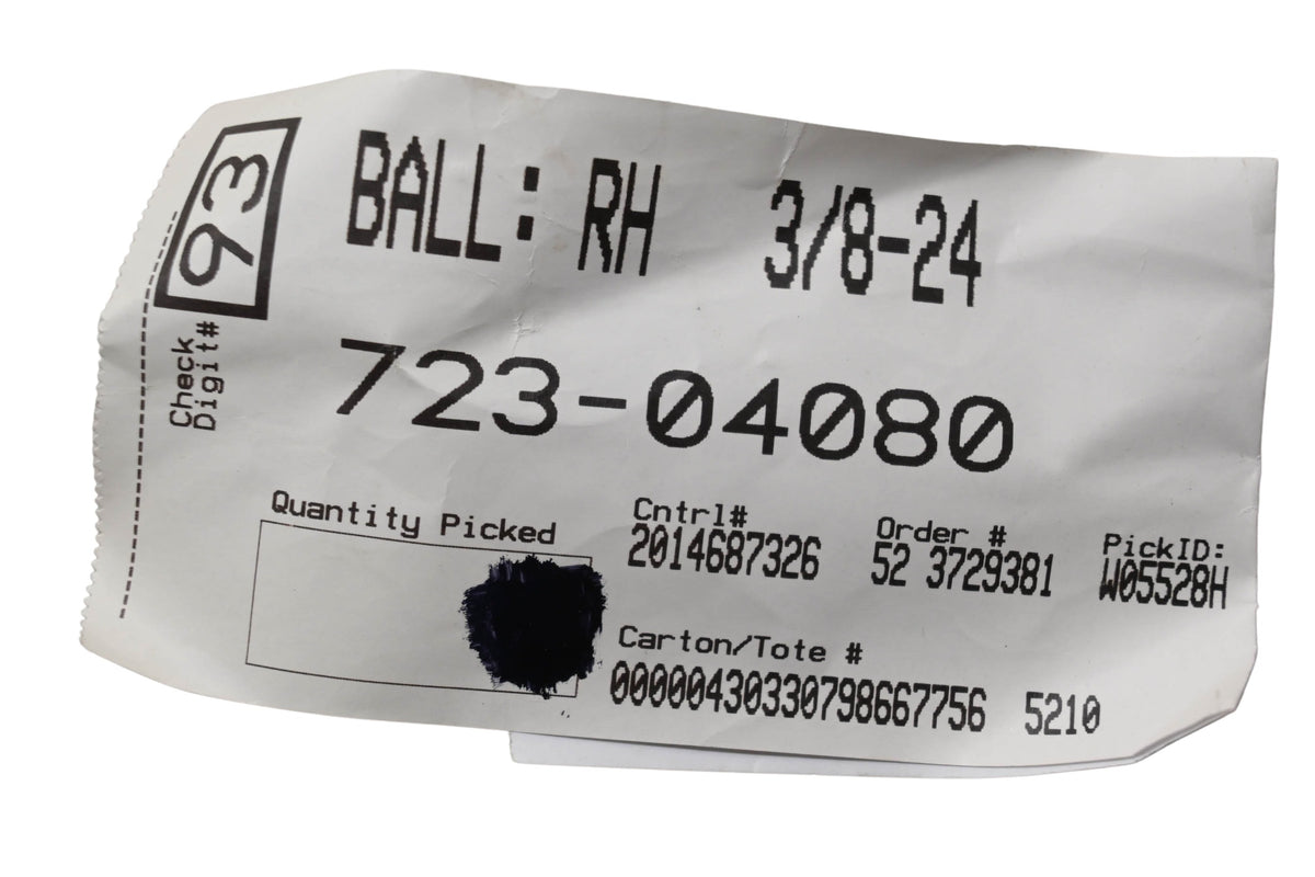 MTD 723-04080 Ball Joint Right Hand NOS