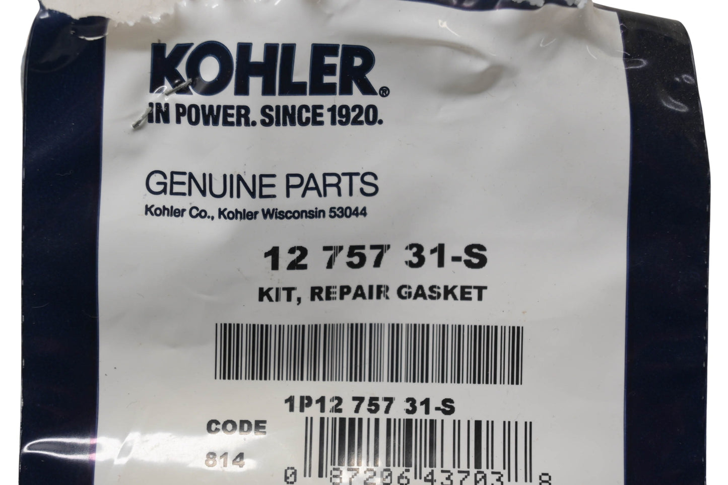 Kohler 12 757 31-S Carburetor Gasket Kit NOS