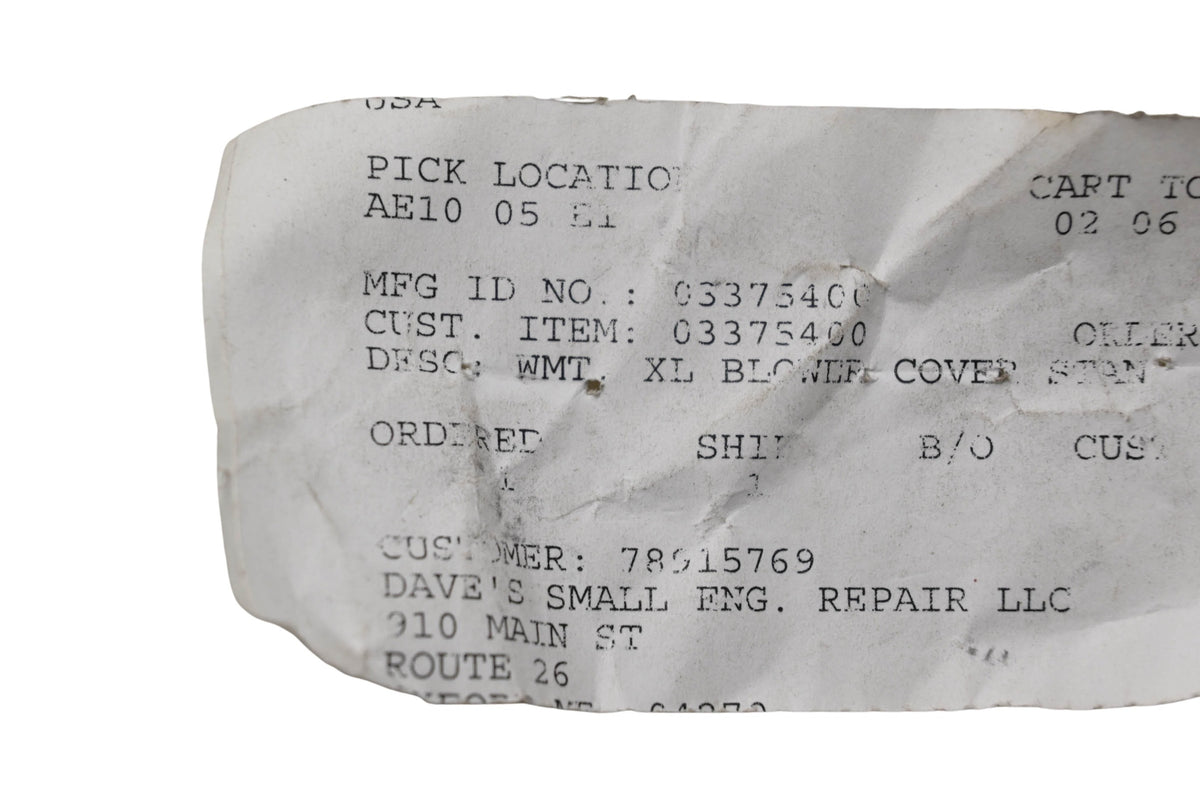 Ariens 03375400 Weldment NOS