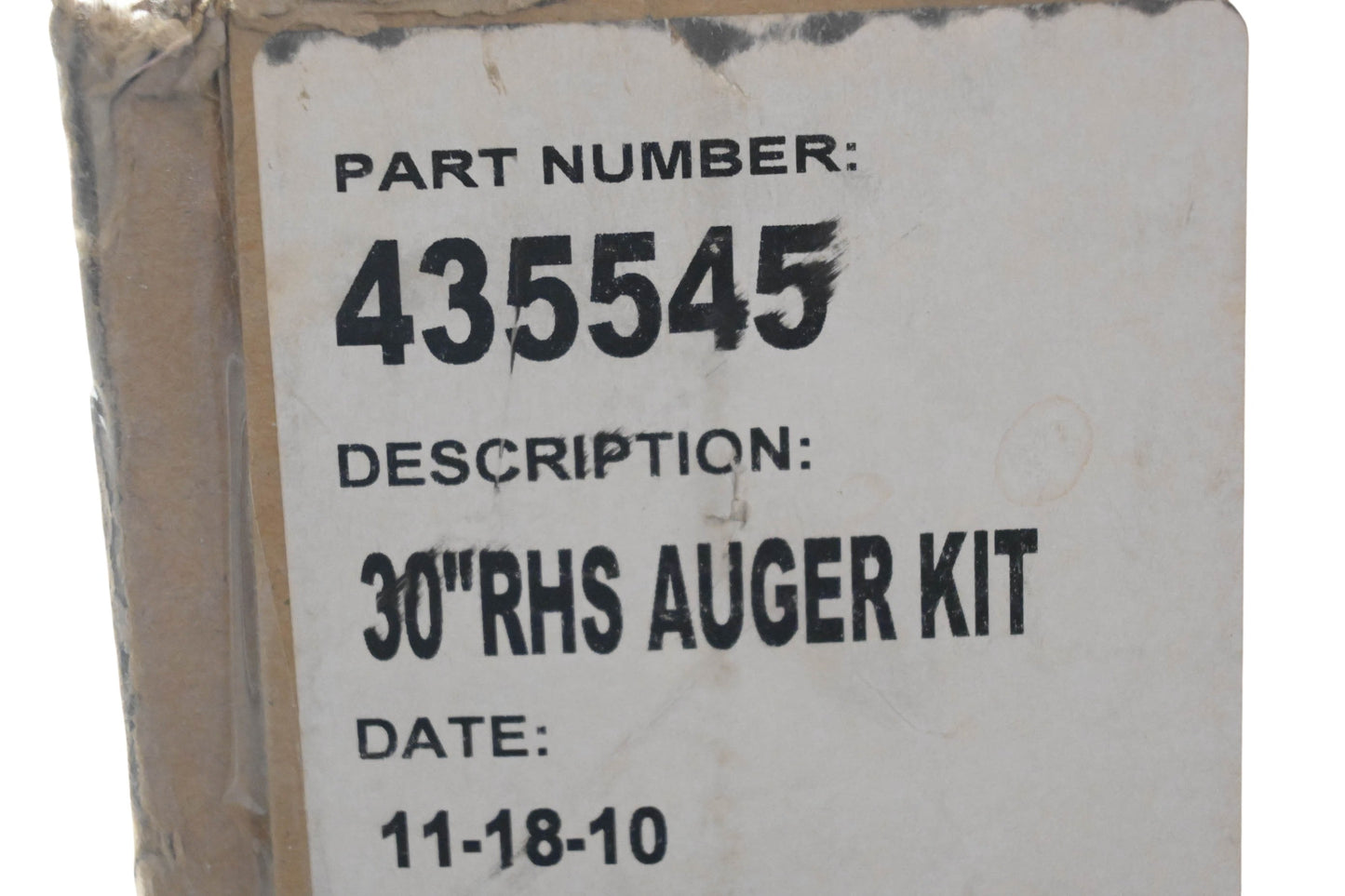New OEM Husqvarna 435545, 532435545 Auger Kit 30" NOS