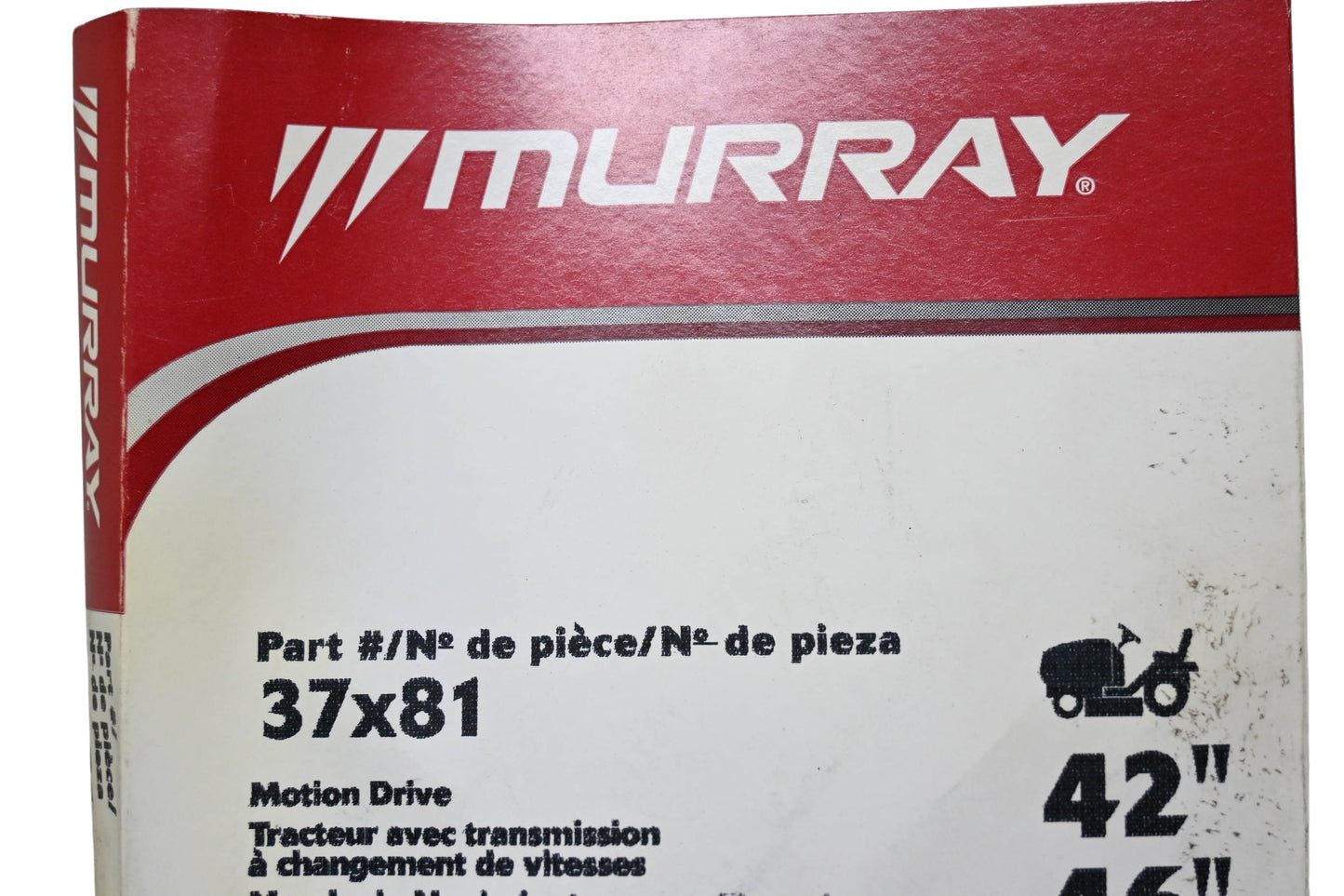 Murray 37X81 Motion Drive Belt NOS
