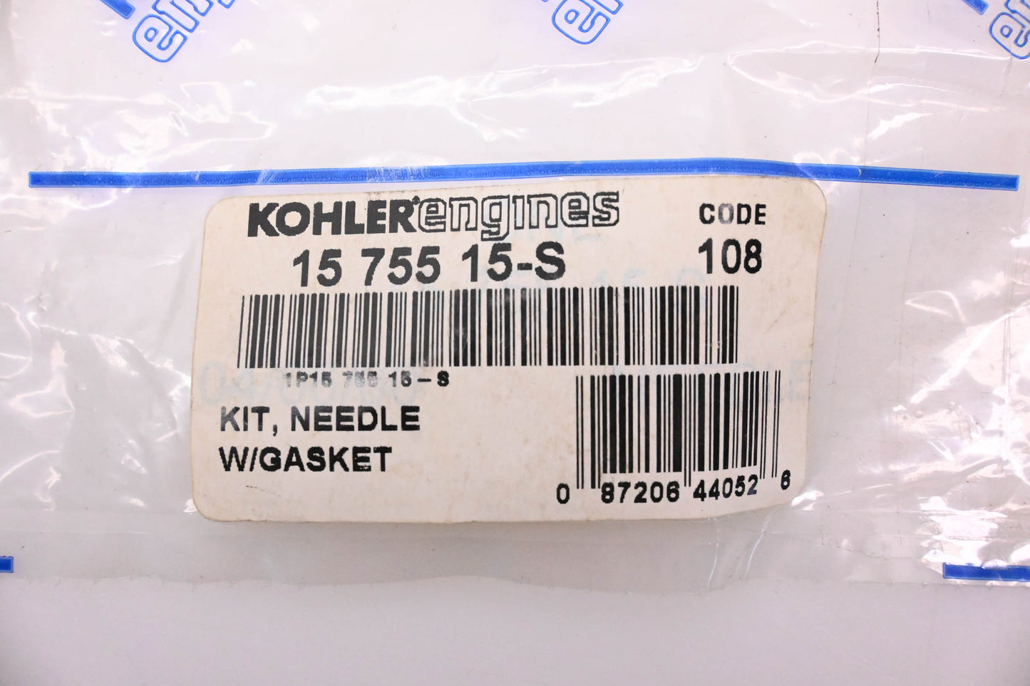 Kohler 15 755 15-S Needle Kit NOS