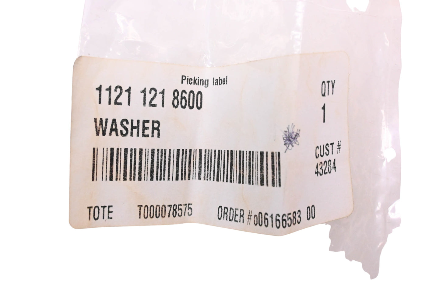 New OEM Stihl 1121 121 8600 Intake Washer NOS