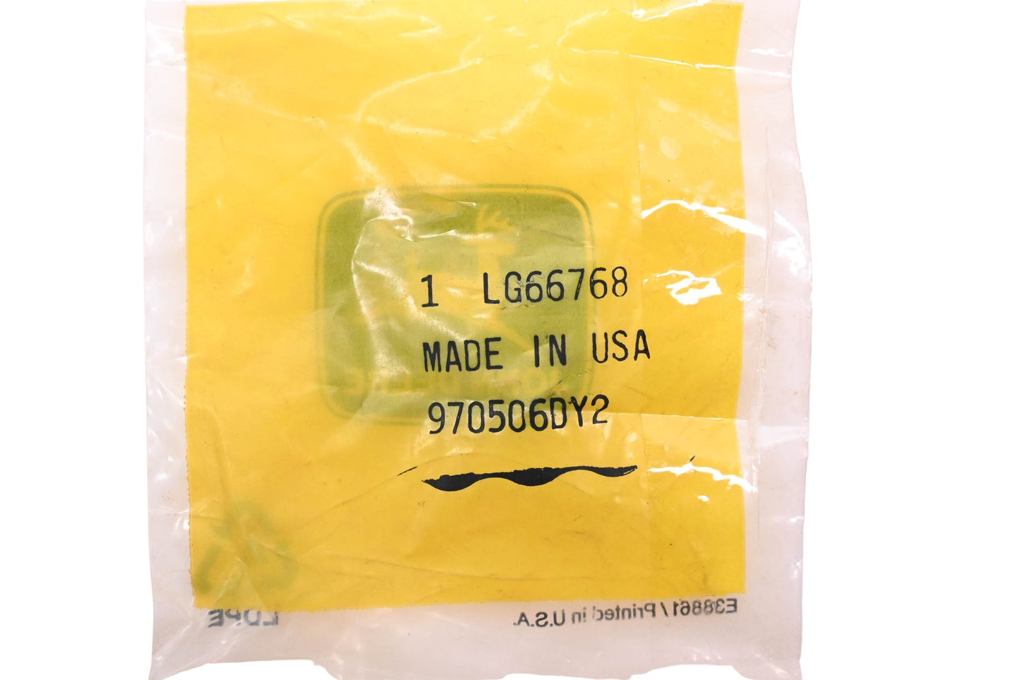 New OEM John Deere LG66768 Oil Filler Plug NOS