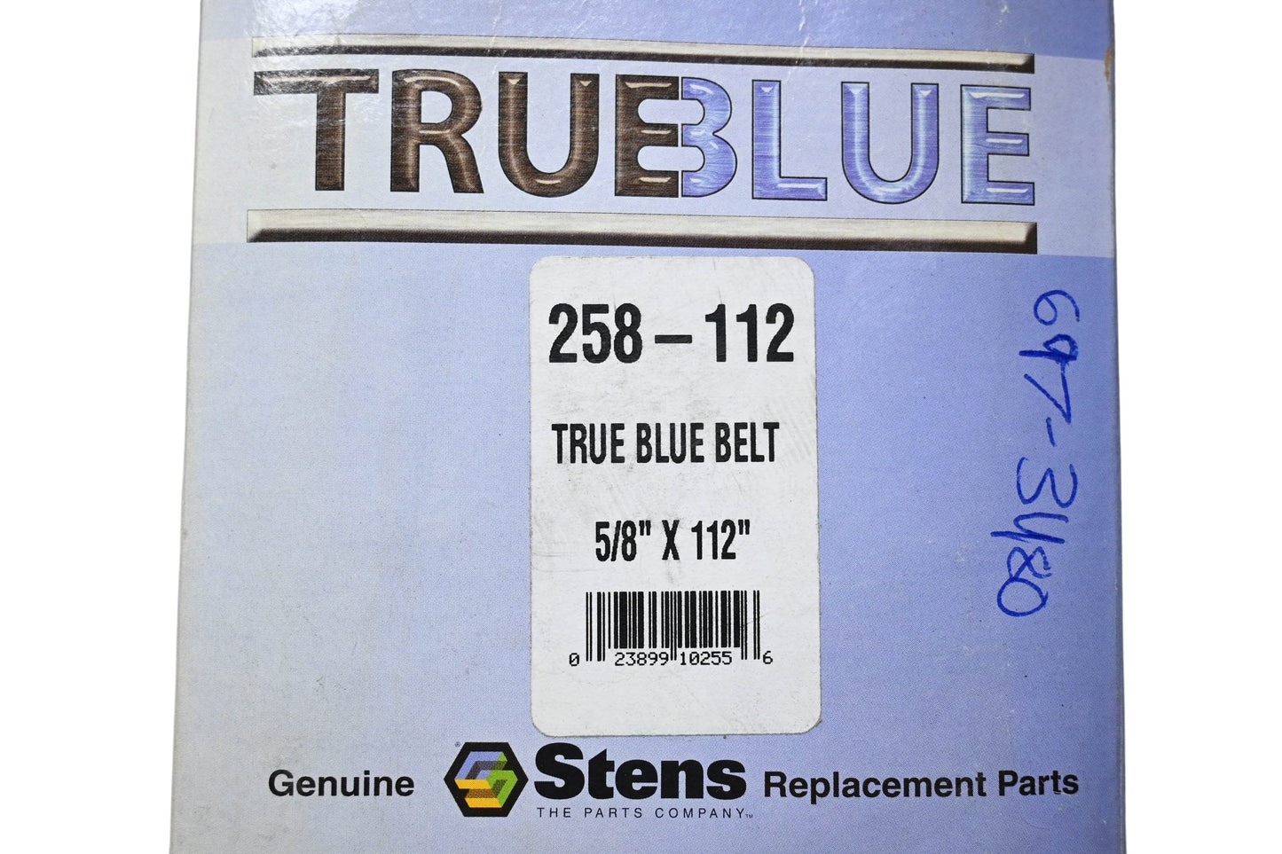 Stens 258-112 True Blue Belt 5/8"x112" NOS