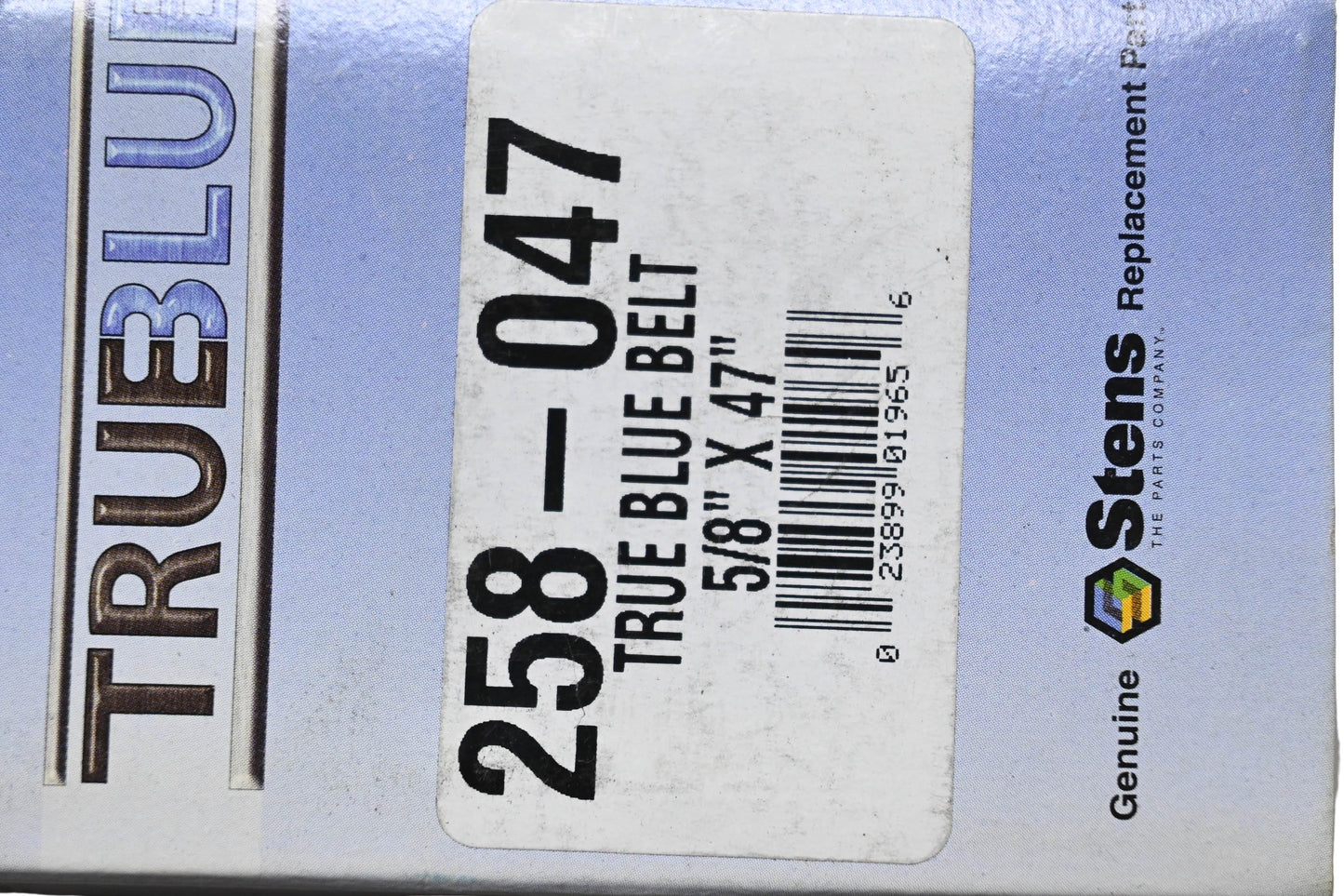 Stens 258-047 True Blue Belt 5/8"x47" NOS