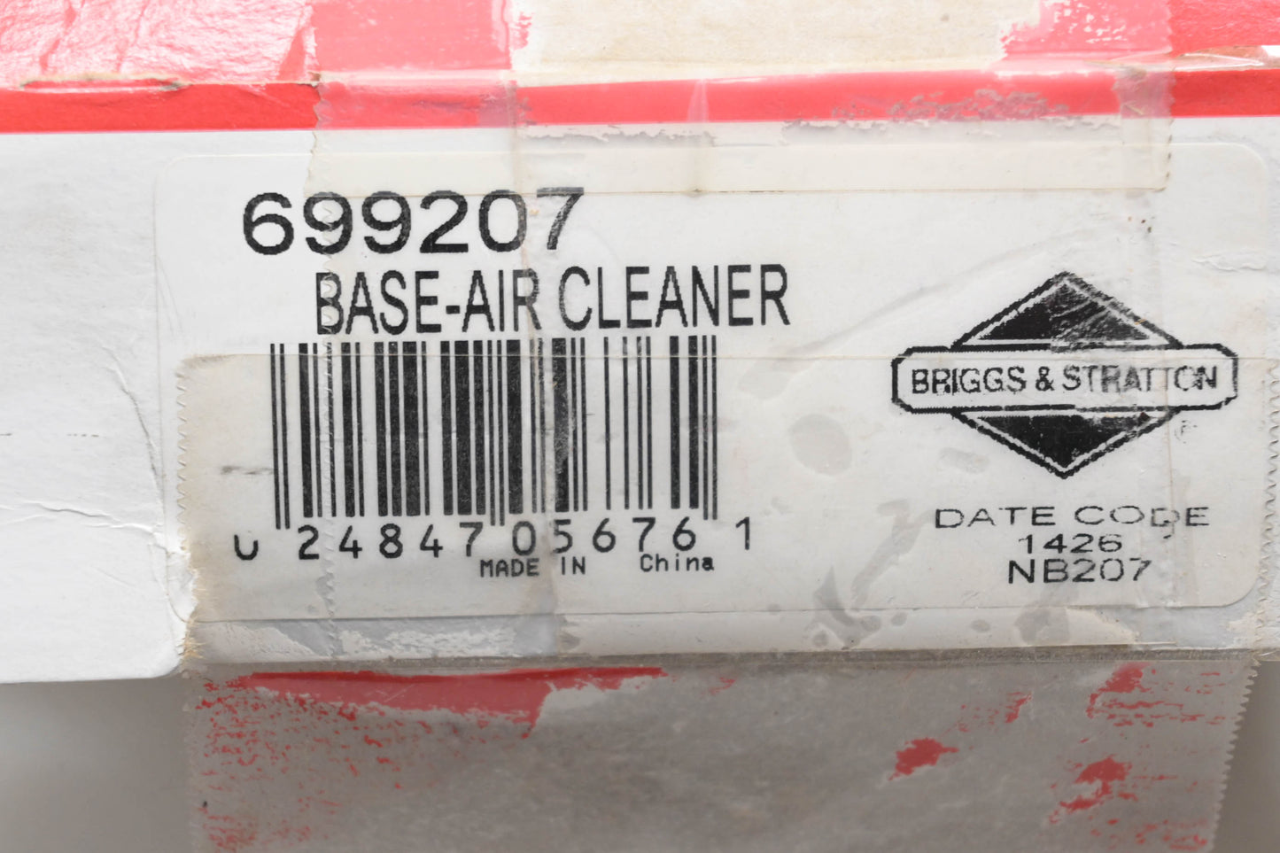 New OEM Briggs & Stratton 699207 Air Cleaner Base NOS