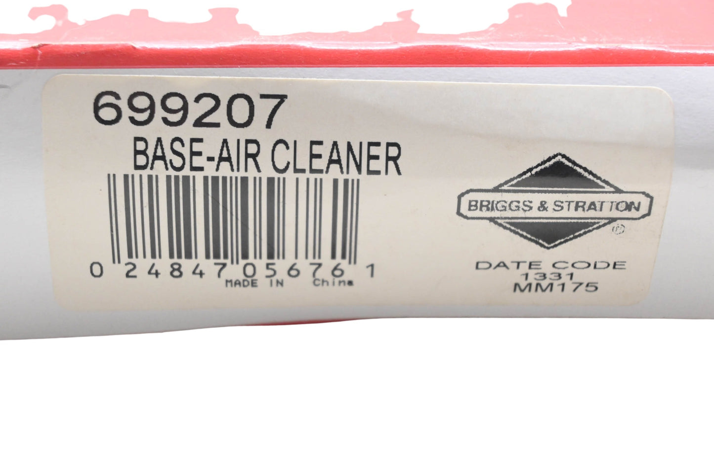 New OEM Briggs & Stratton 699207 Air Cleaner Base NOS