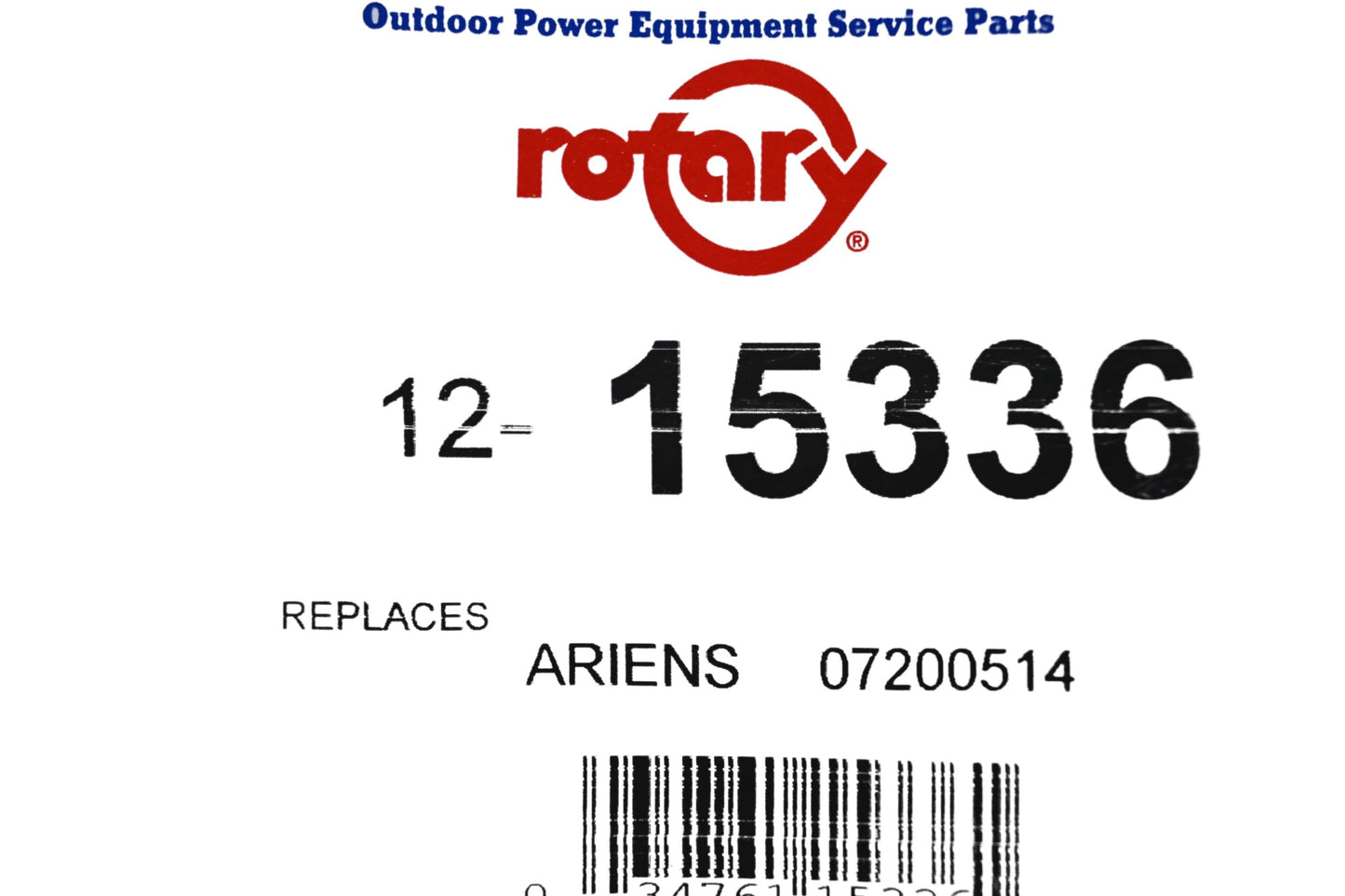 Rotary 12-15336, 07200514 Drive Belt Pair NOS