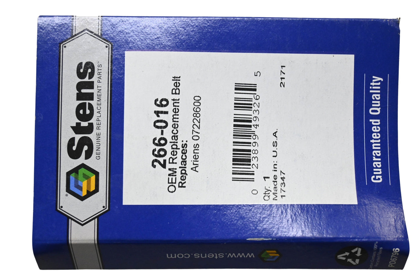 Stens 266-016 Replacement Belt NOS