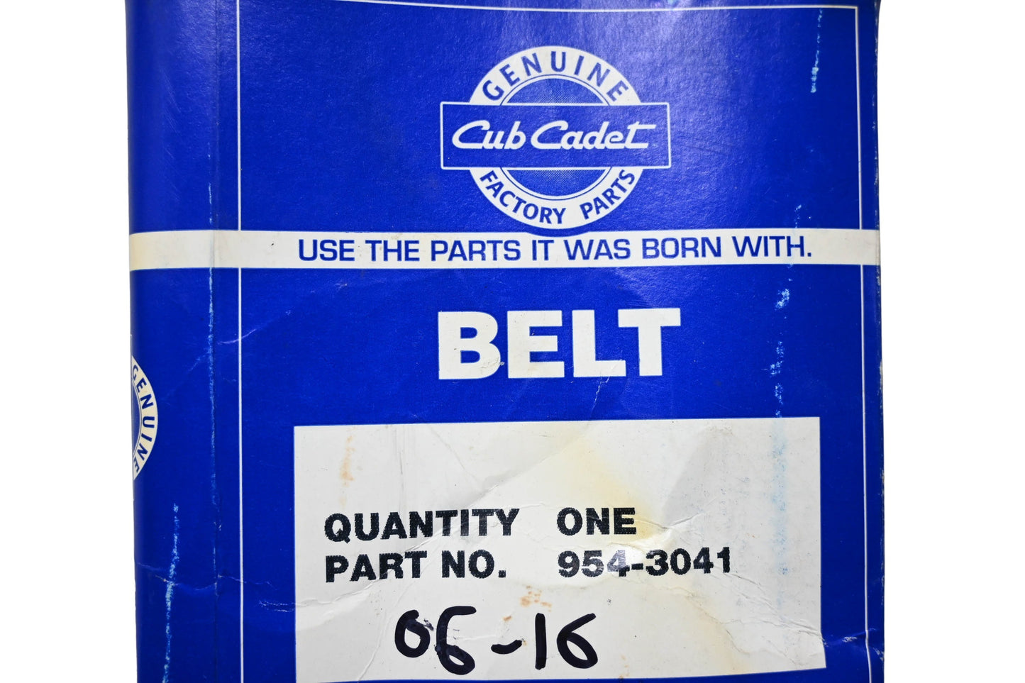 Cub Cadet 954-3041 Belt NOS