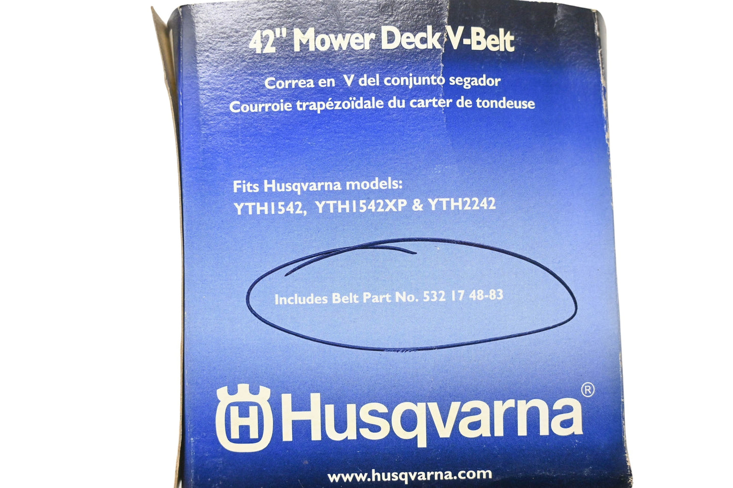 New OEM Husqvarna 532 17 48-83, 532174883, 174883 42" Mower Deck V-Belt NOS