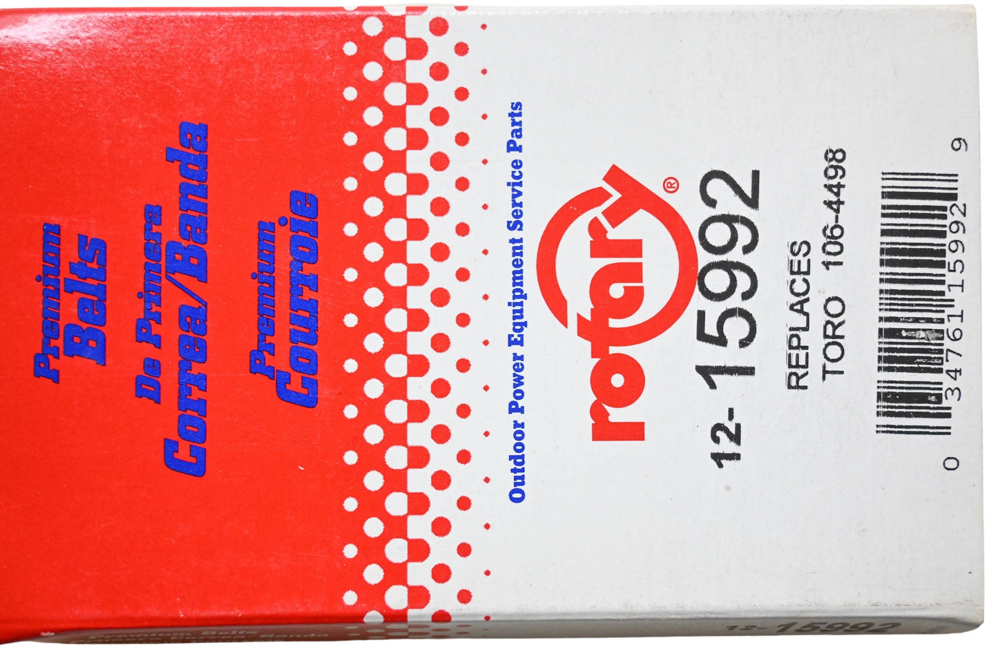 Rotary 12-15992 Premium Belt NOS