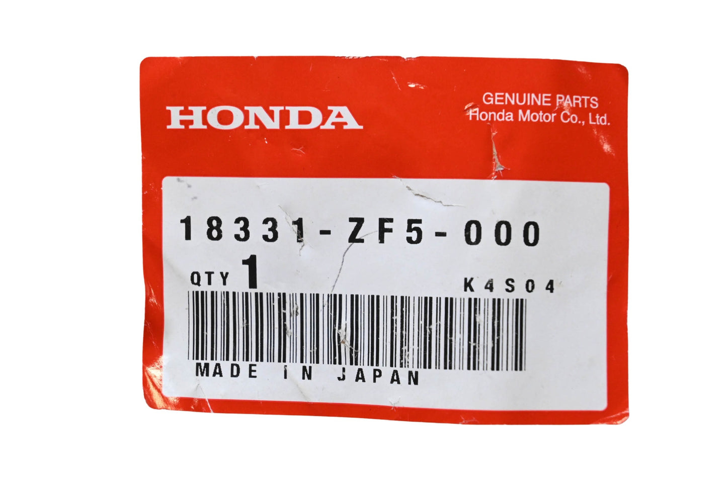 New OEM Honda 18331-ZF5-000 Exhaust Pipe NOS