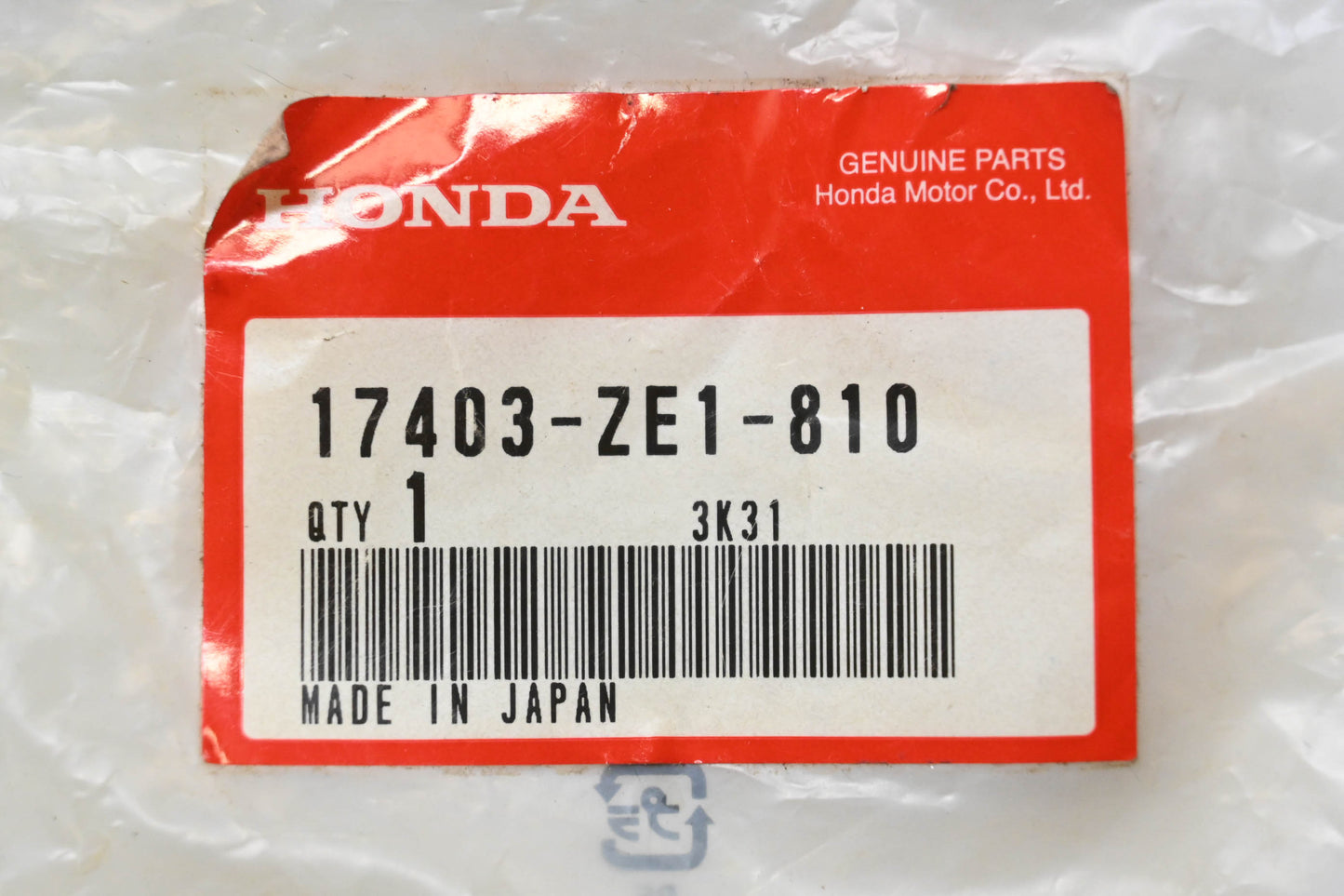 New OEM Honda 17403-ZE1-810 Air Cleaner Element NOS