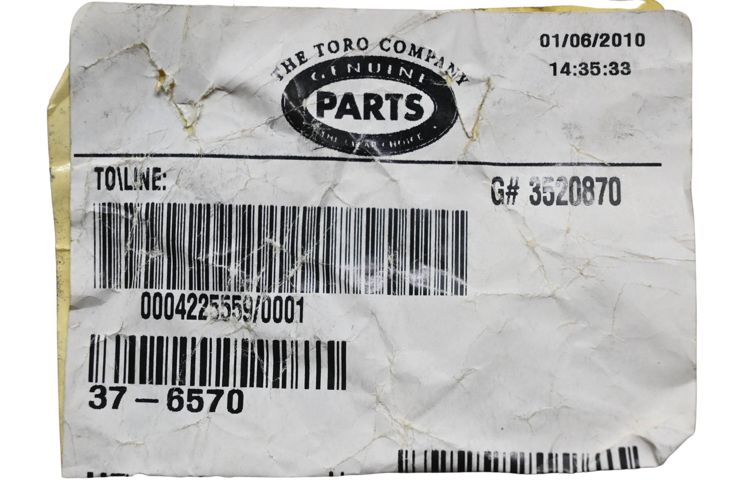 Toro 37-6570 Friction Wheel NOS