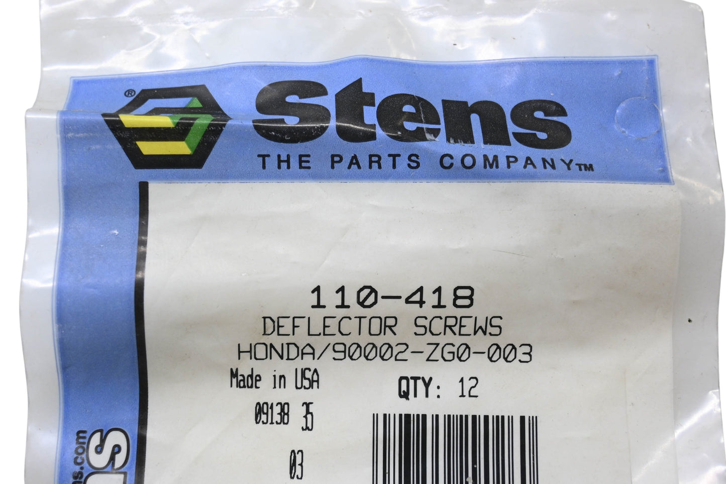 Stens 110-418 Deflector Screws Qty 4 NOS