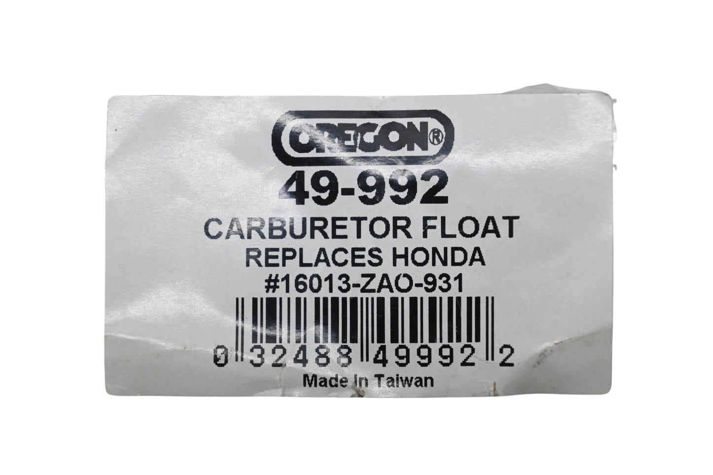 Oregon 49-992, 16013-ZA0-931 Carburetor Float NOS