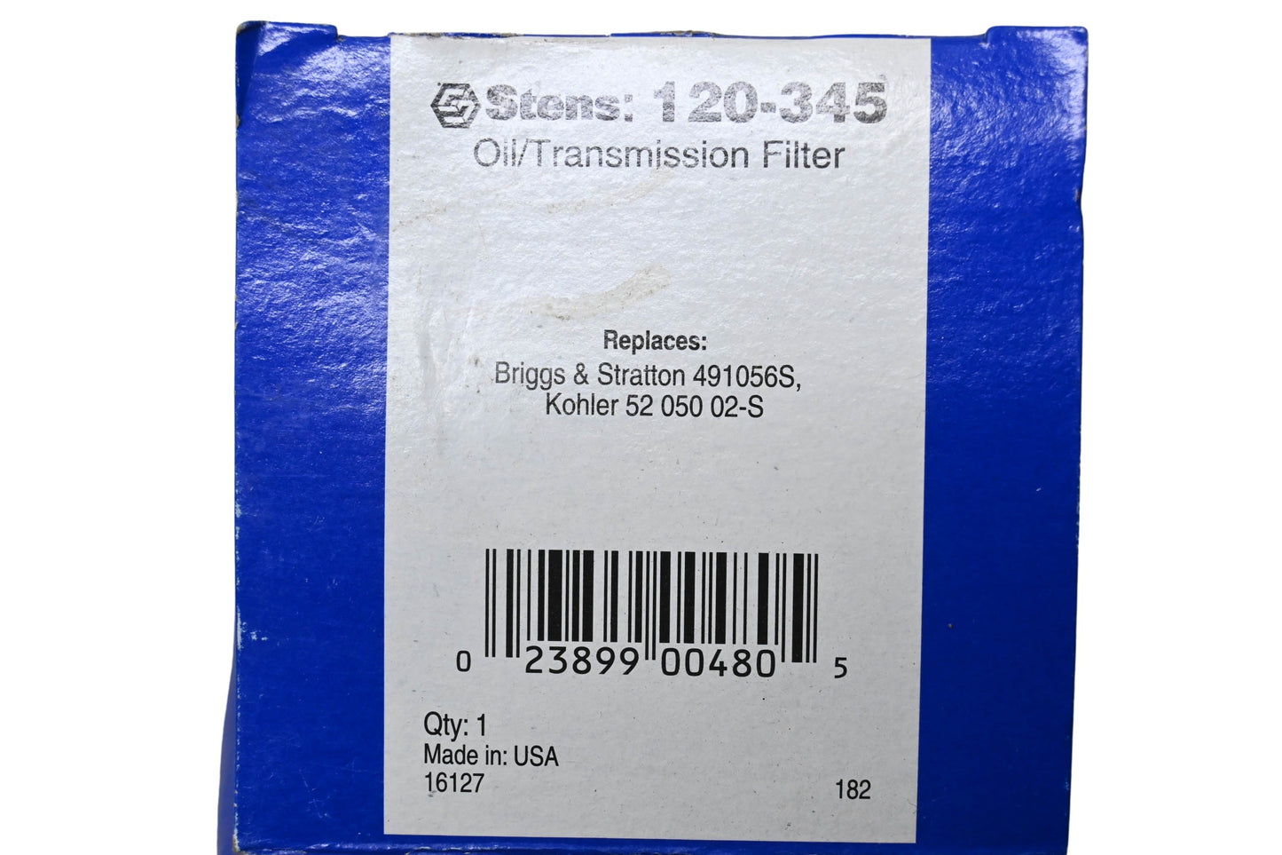 Stens 120-345, 491056S, 52 050 02-S Oil Transmission Filter NOS