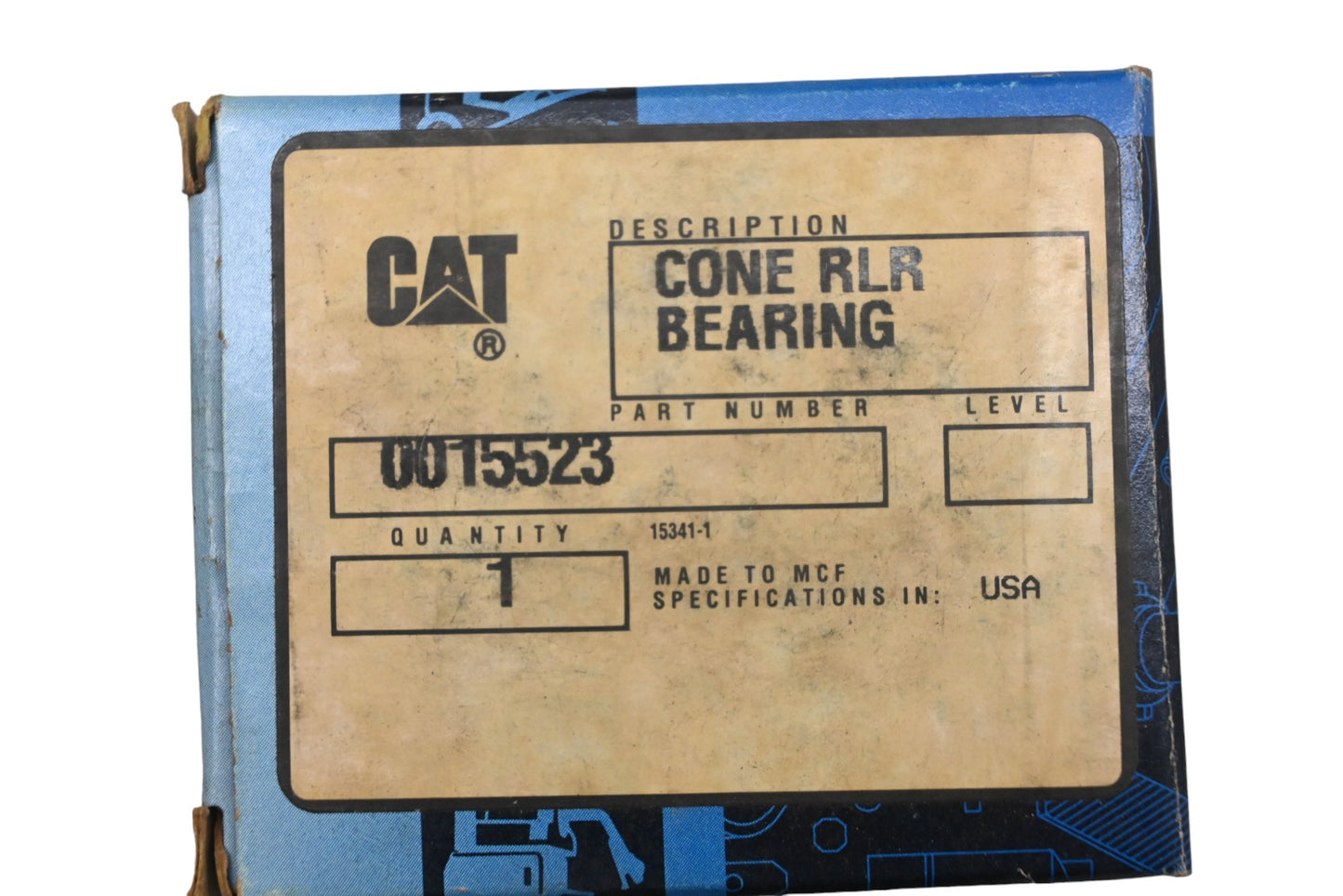 Caterpillar 0015523, 001-5523, 15120 Timken Roller Bearing Cone NOS