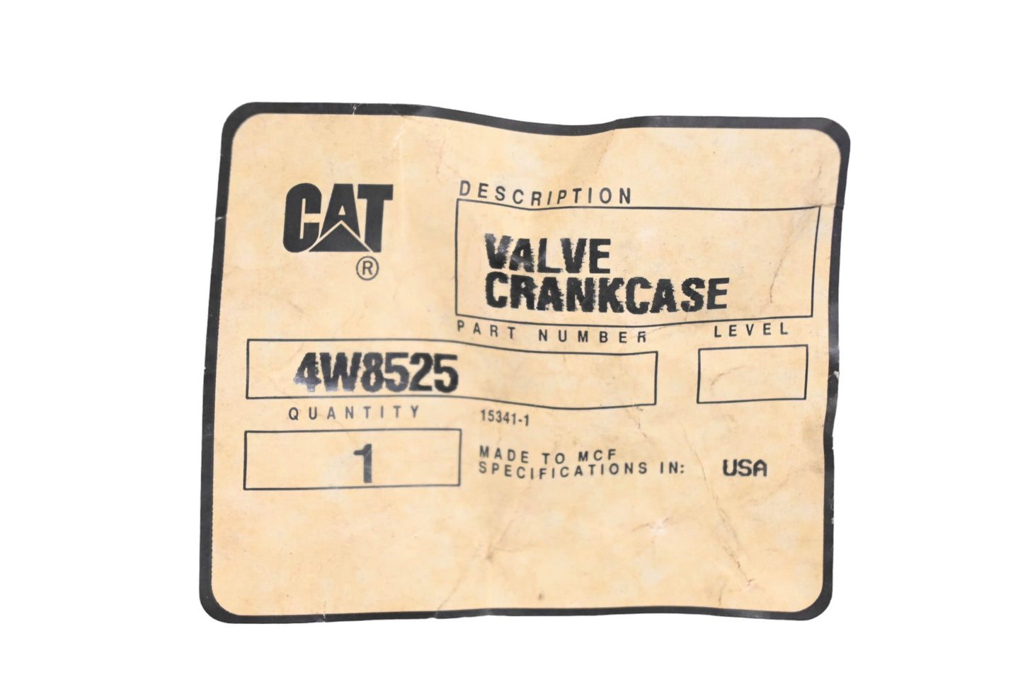 Caterpillar 4W8525, 4W-8525 Crankcase PVC Valve NOS