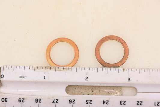 Caterpillar 4H6145, 4H-6145 Copper Gaskets Qty 2 NOS