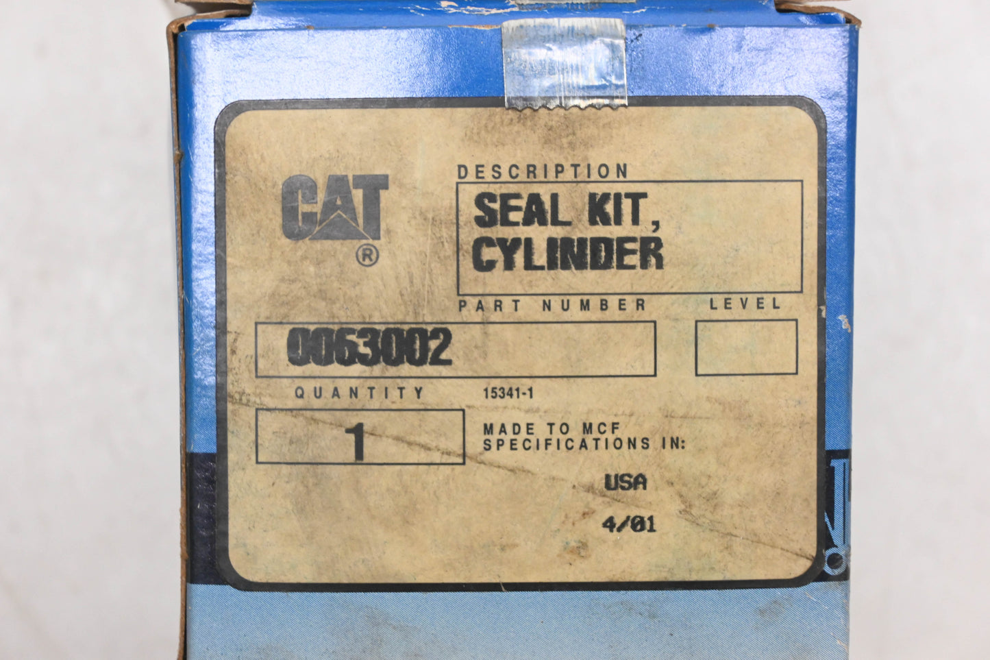 Caterpillar 0063002, 06-3002 Cylinder Seal Kit NOS