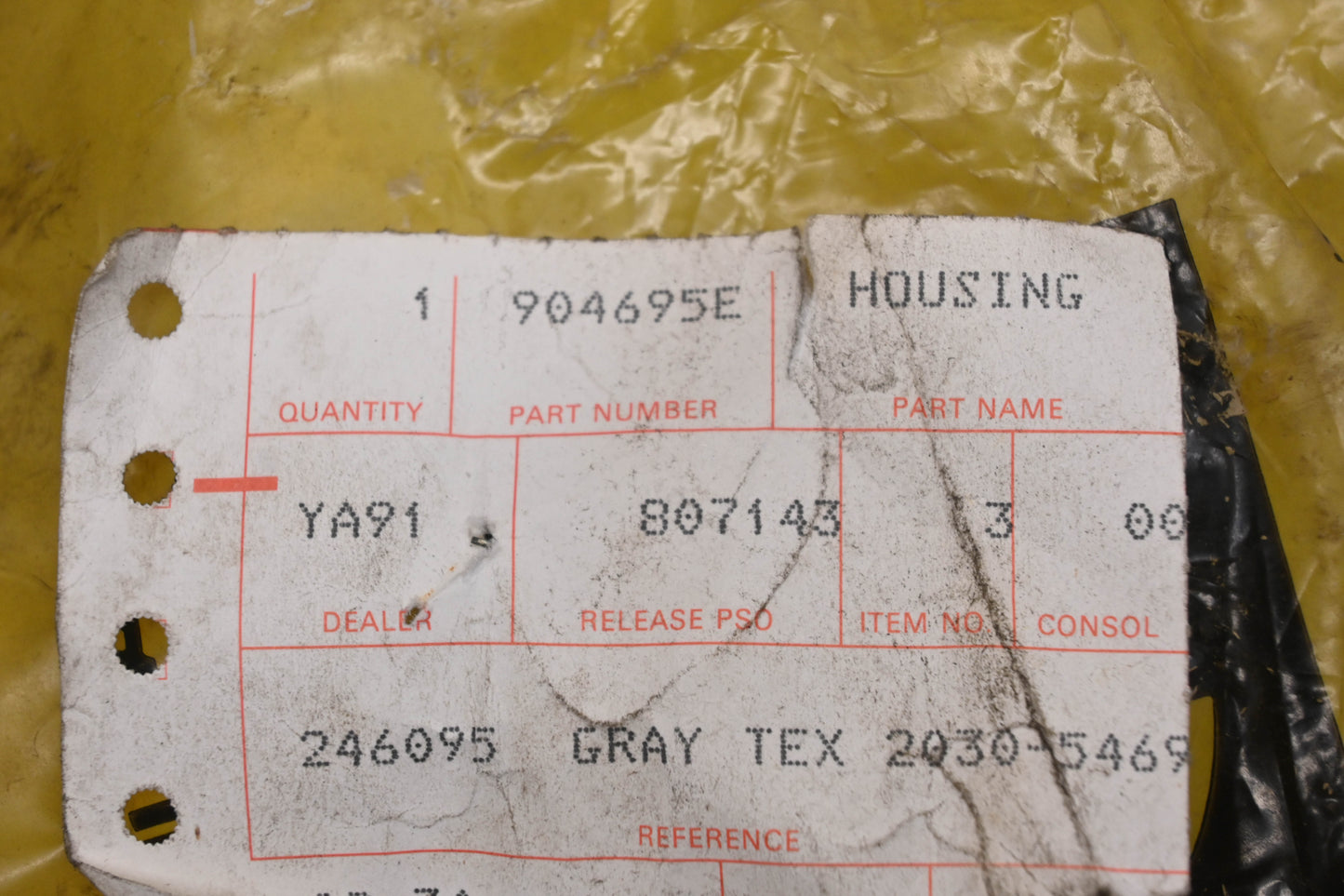 Caterpillar 904695, 090-4695, 904695E Housing Support NOS