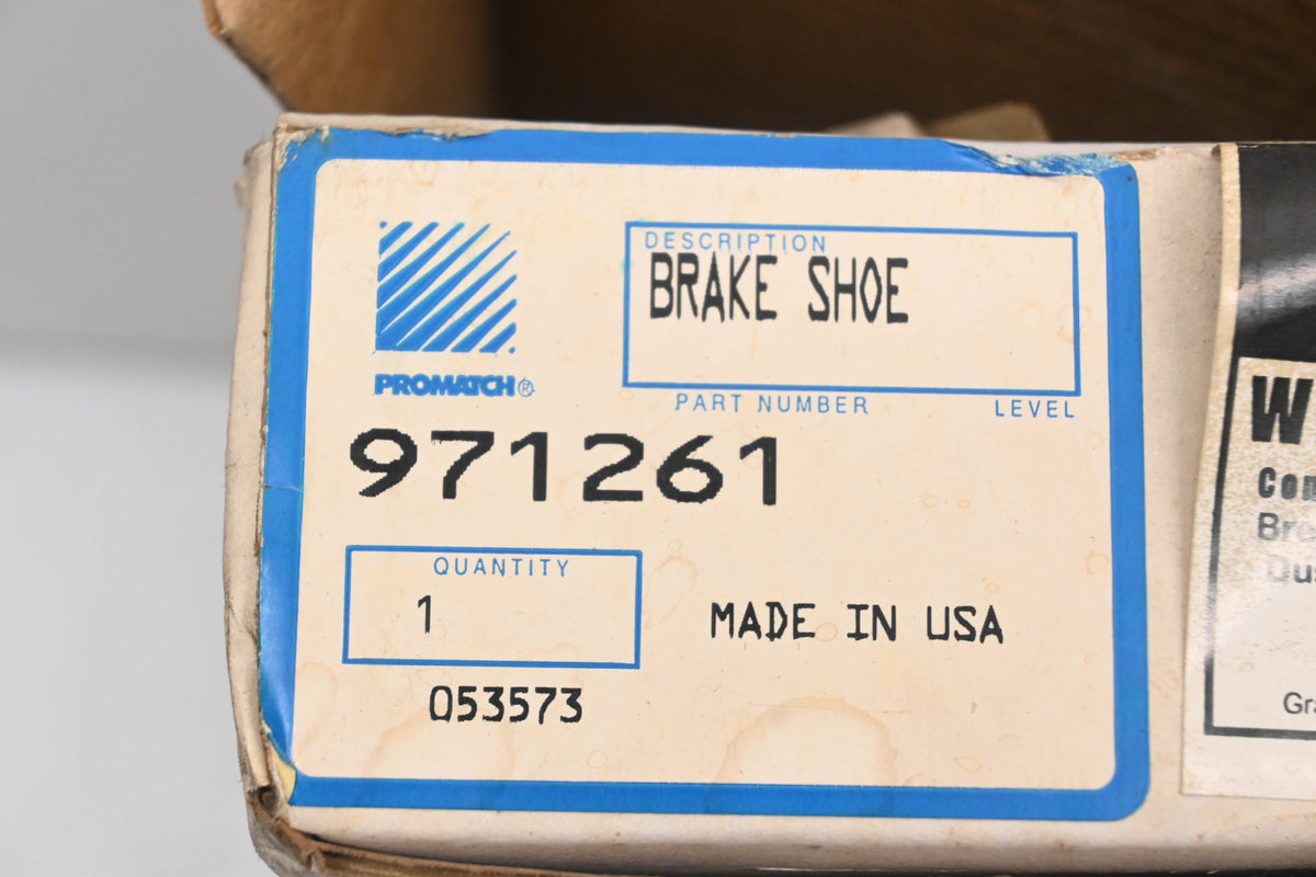 Promatch 971261 Brake Shoe NOS