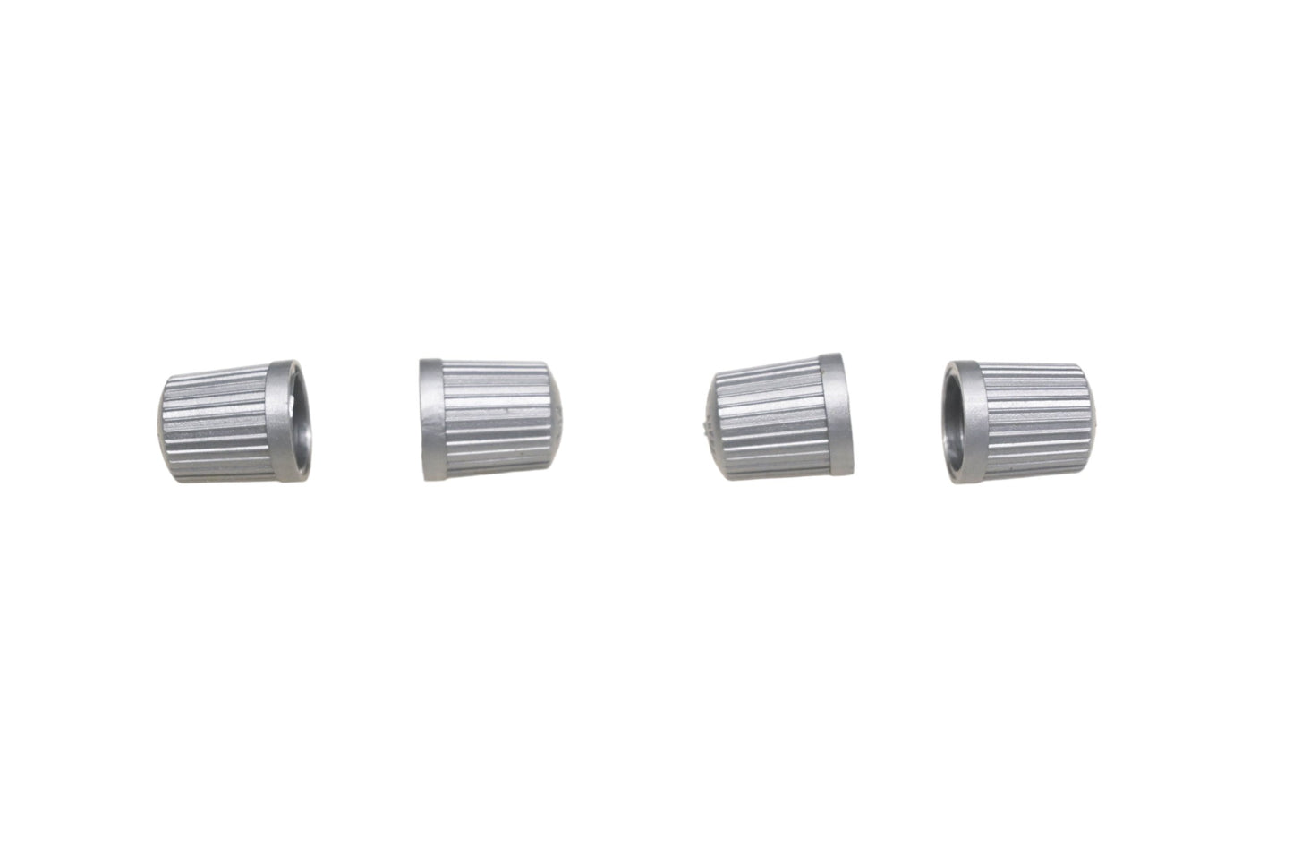 Alligator MS031-1 Gray Plastic Tire Stem Caps Qty 4 NOS