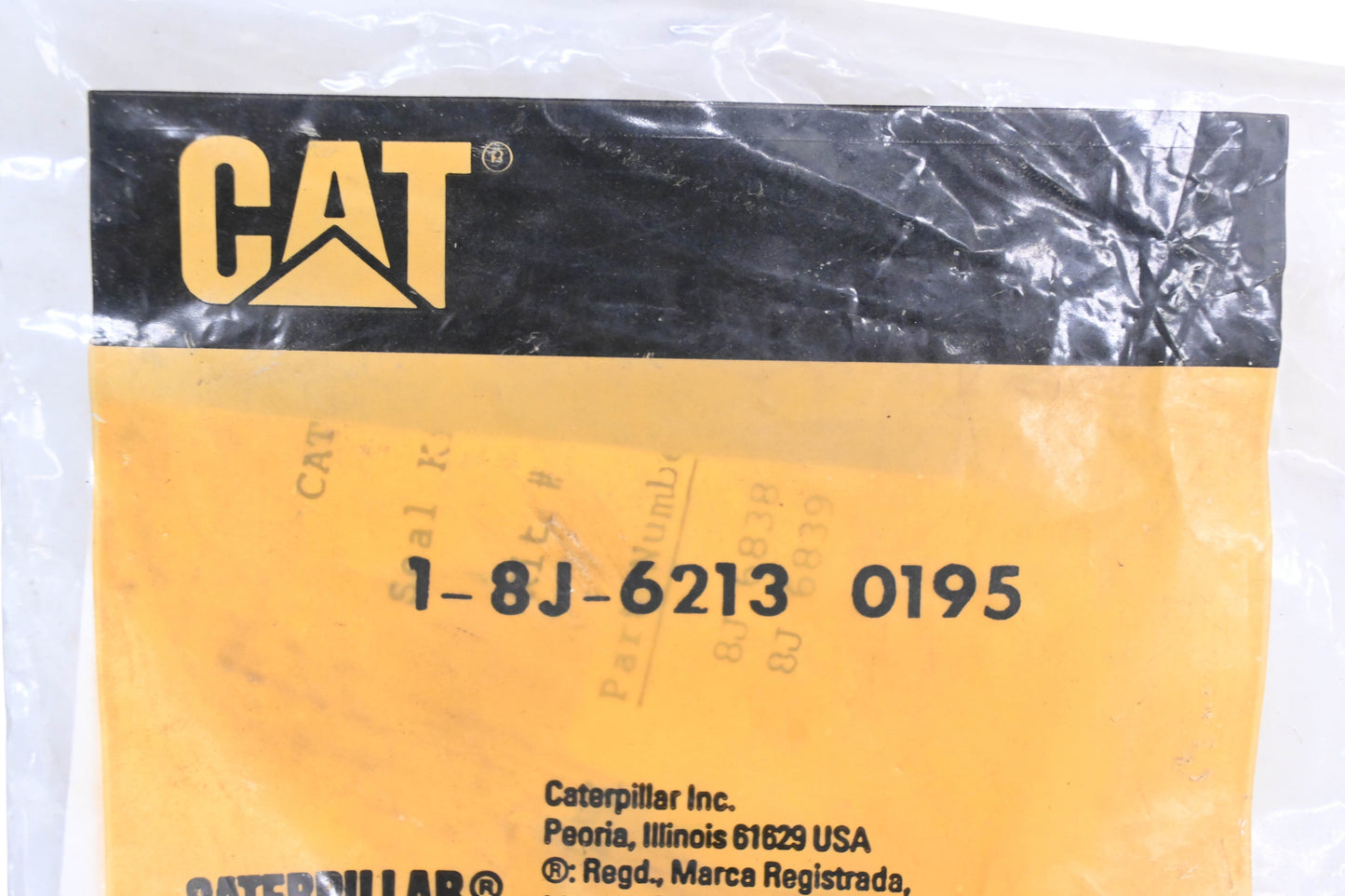 Caterpillar 8J-6213, 8J6213 Seal Kit NOS