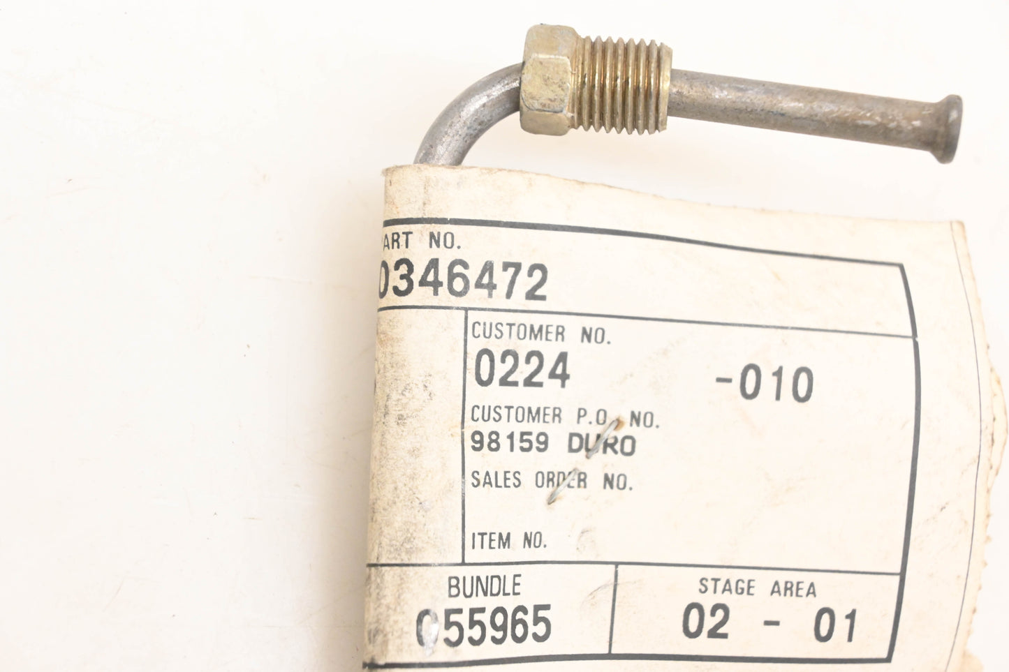 Caterpillar 0346472 Tube Assembly NOS