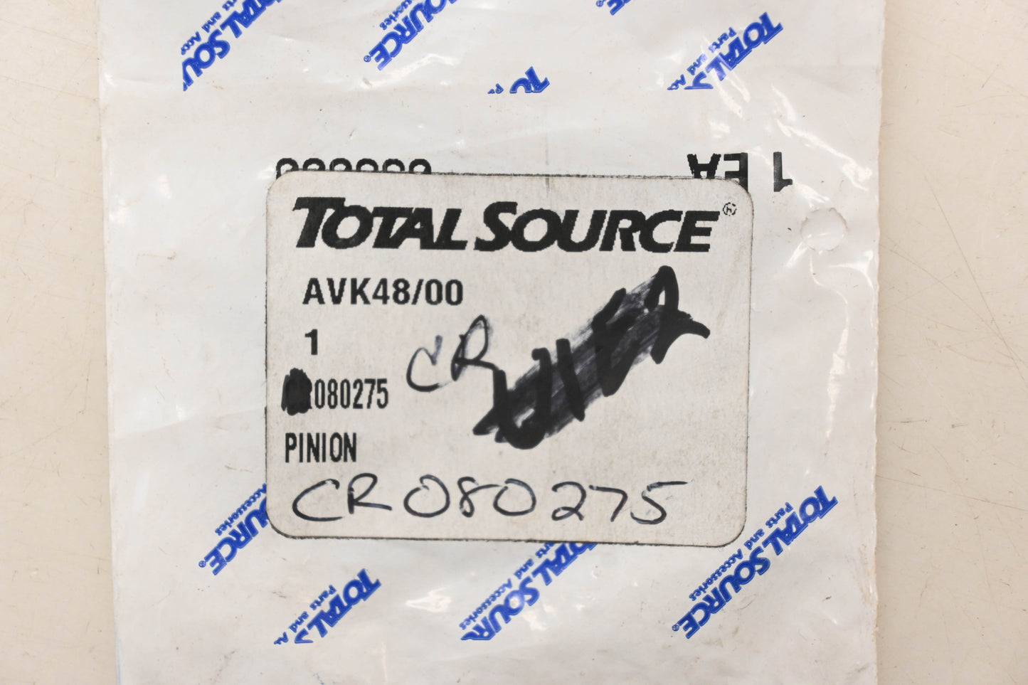 Total Source CR080275 Crown Forklift Pinion Gear NOS