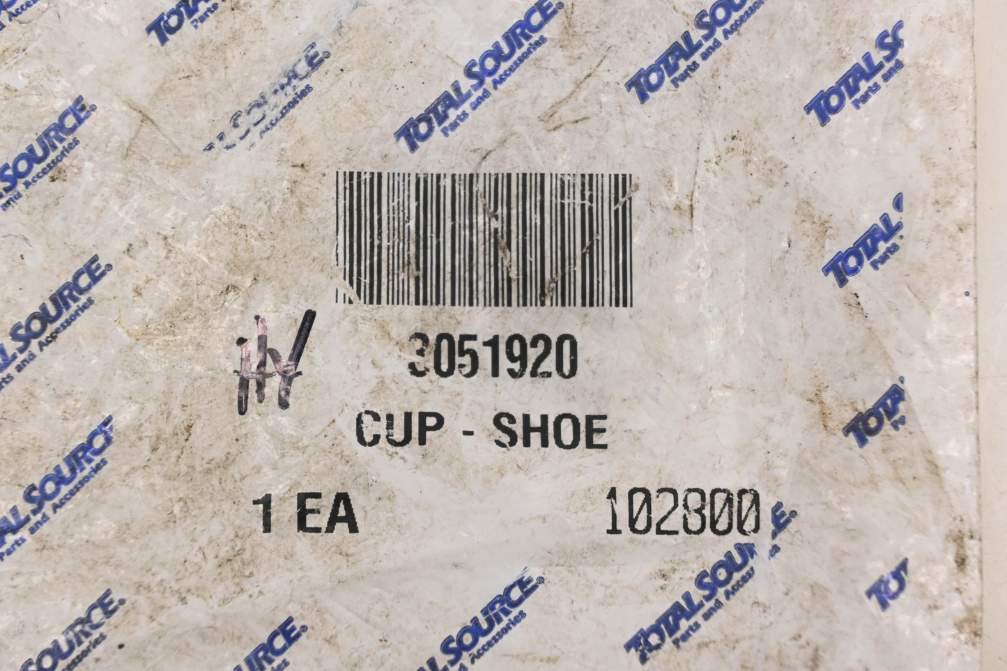 Total Source 3051920 Shoe Cup NOS