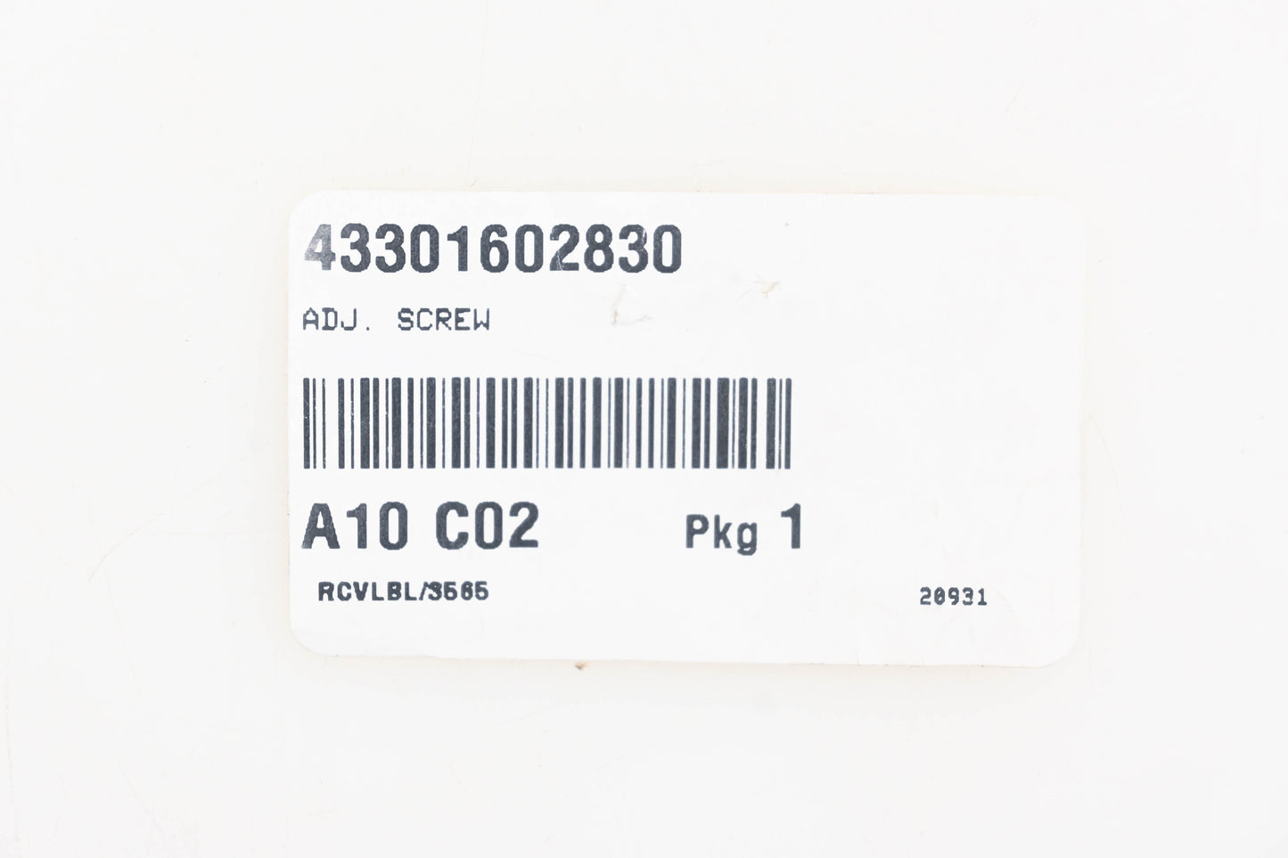 New OEM Echo 43301602830 Adjusting Screw NOS